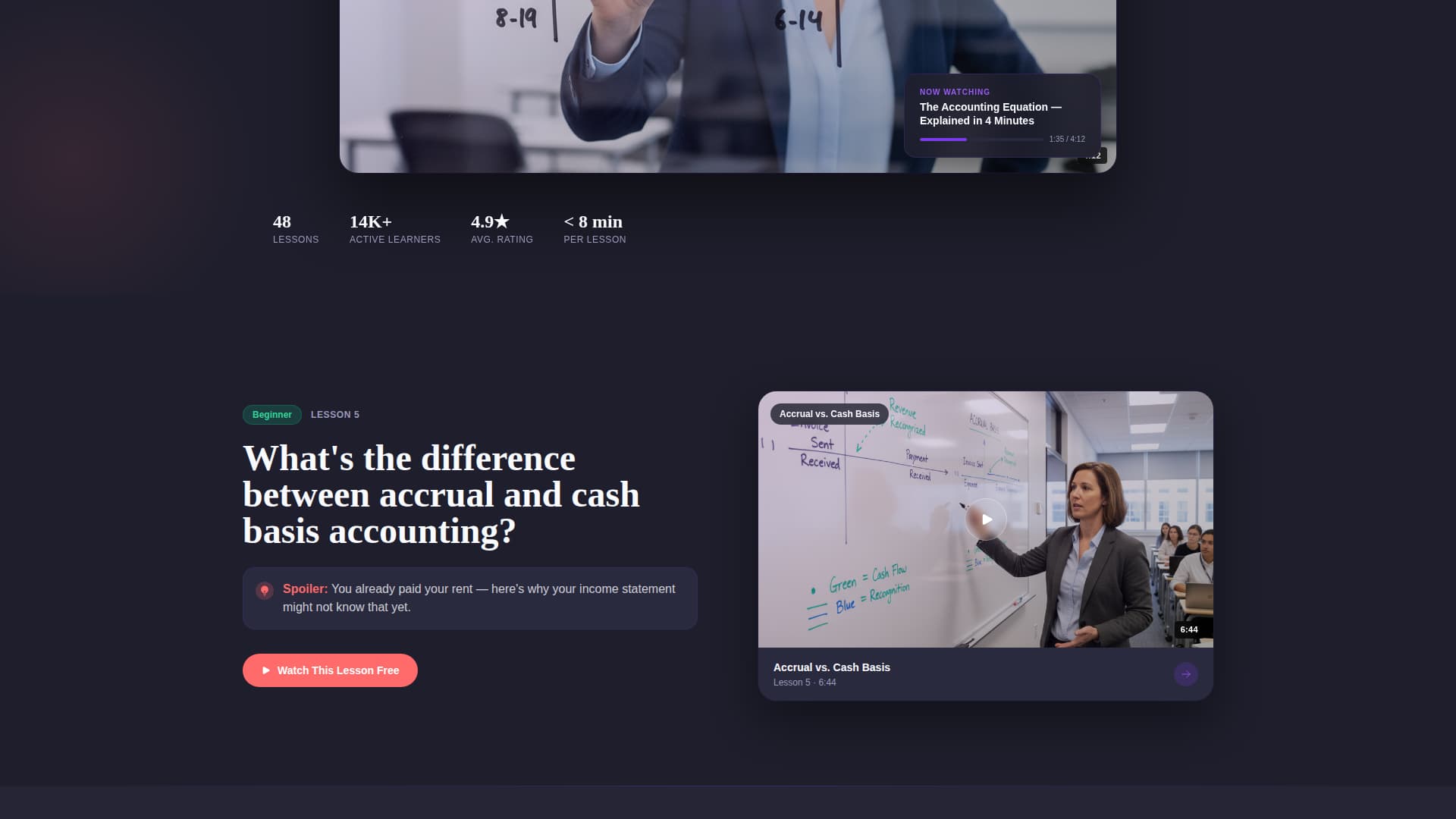 Balance — Precision Bookkeeping Services Landing Page Template