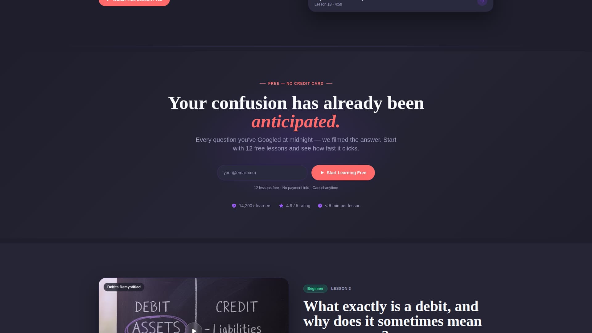 Balance — Precision Bookkeeping Services Landing Page Template