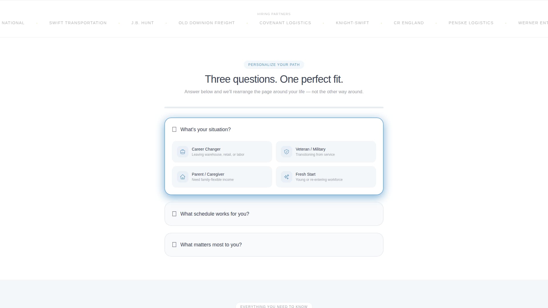 Rig - Powerful CDL School Landing Page Template