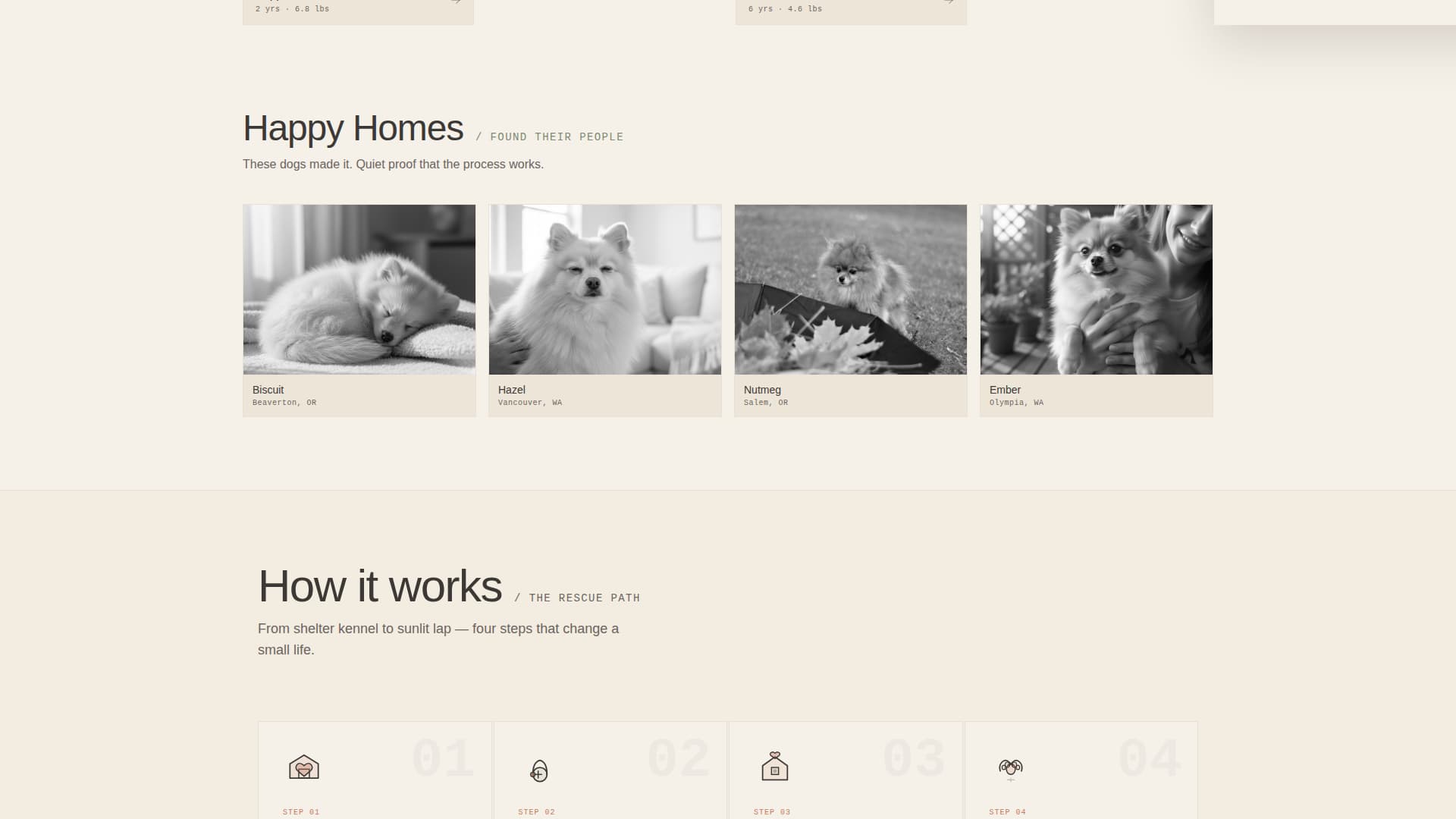 Pomme - Heartfelt Pomeranian Landing Page Template
