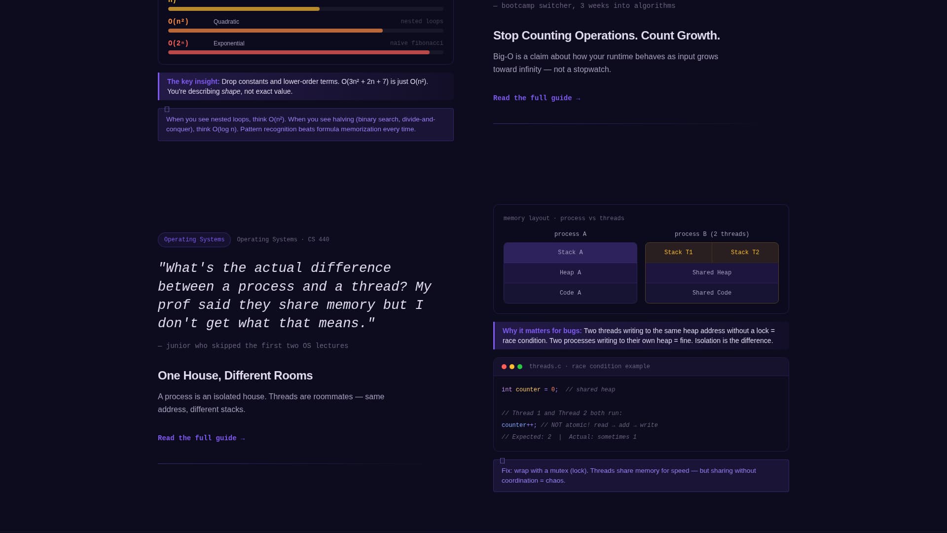 Compile - Vibrant CS Education Landing Page Template