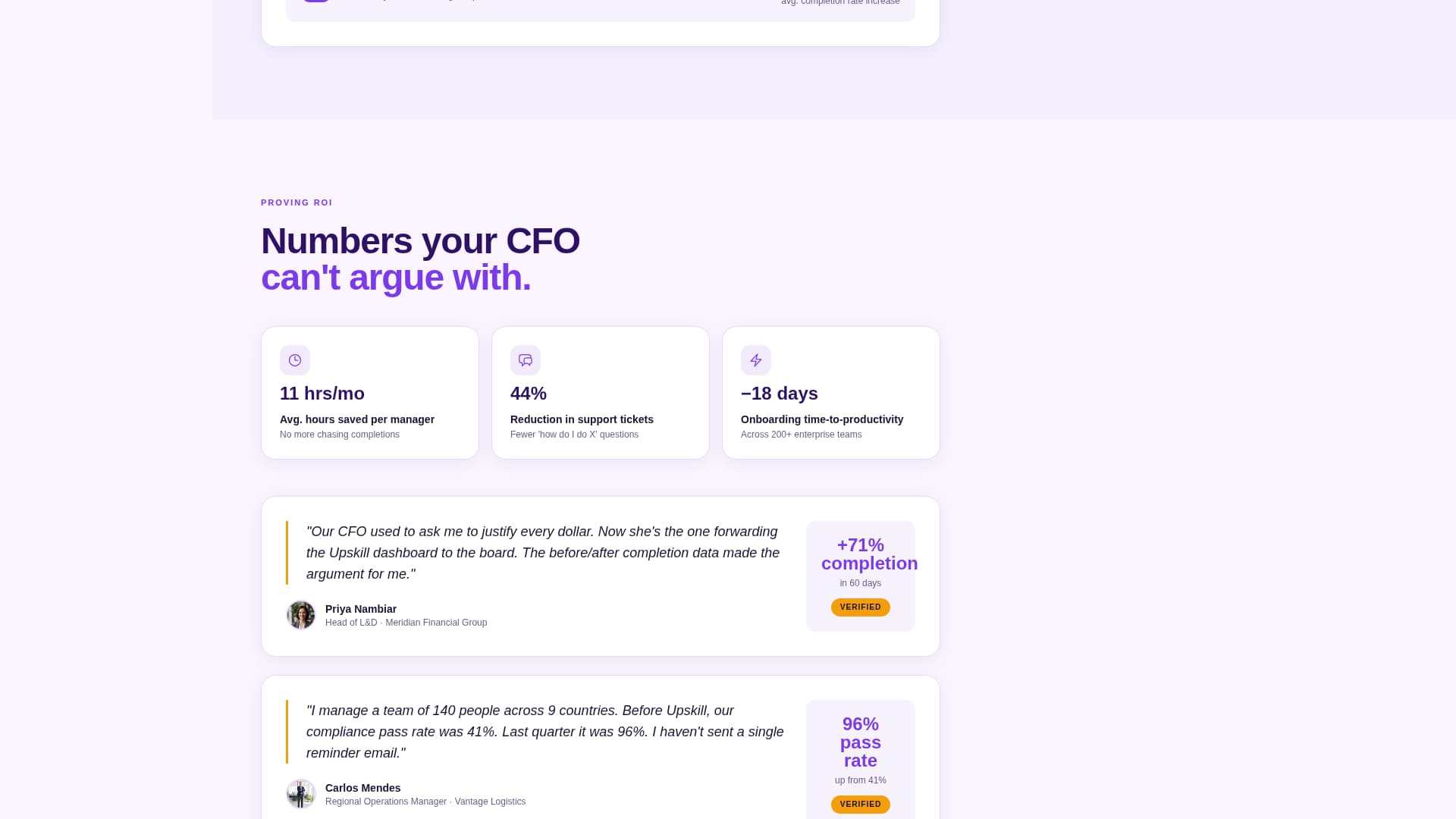 Upskill - Engaging Corporatetraining Landing Page Template