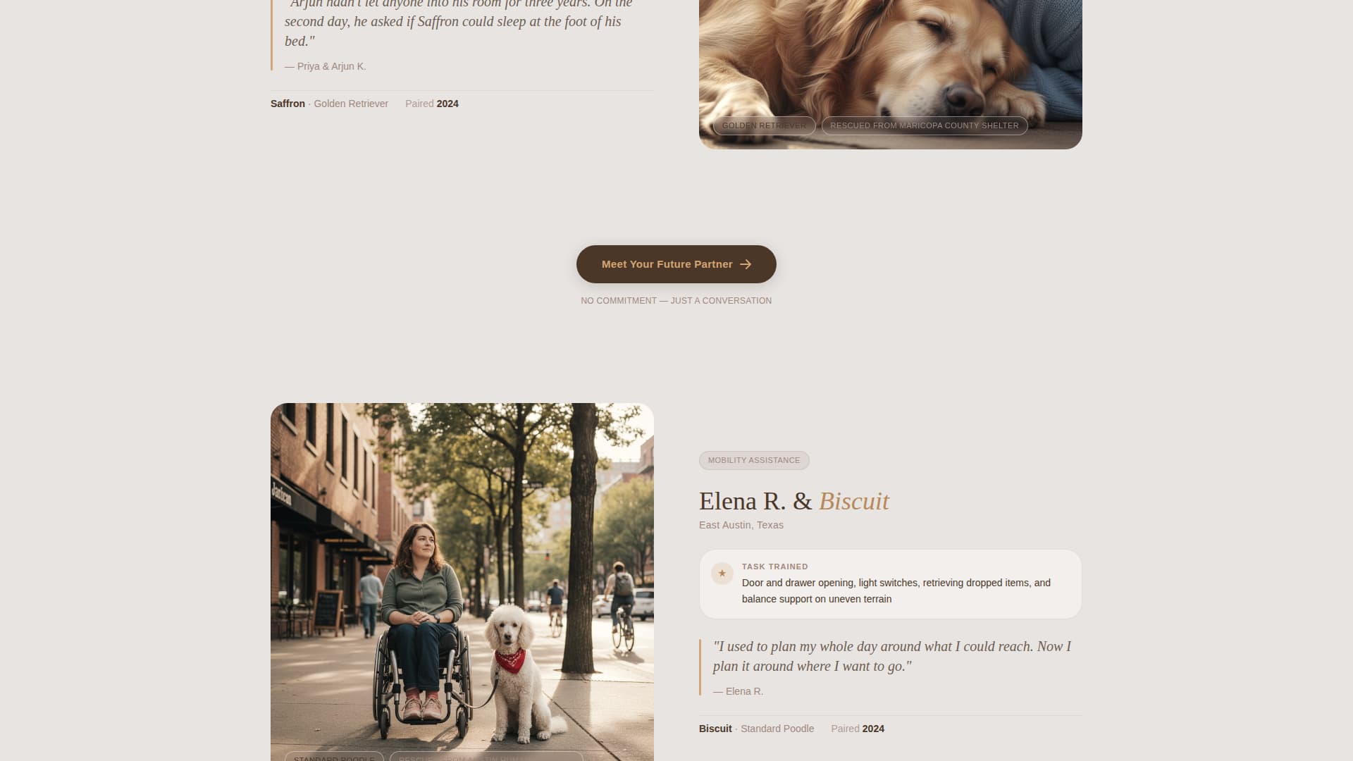 Heel - Trusted Servicedog Landing Page Template