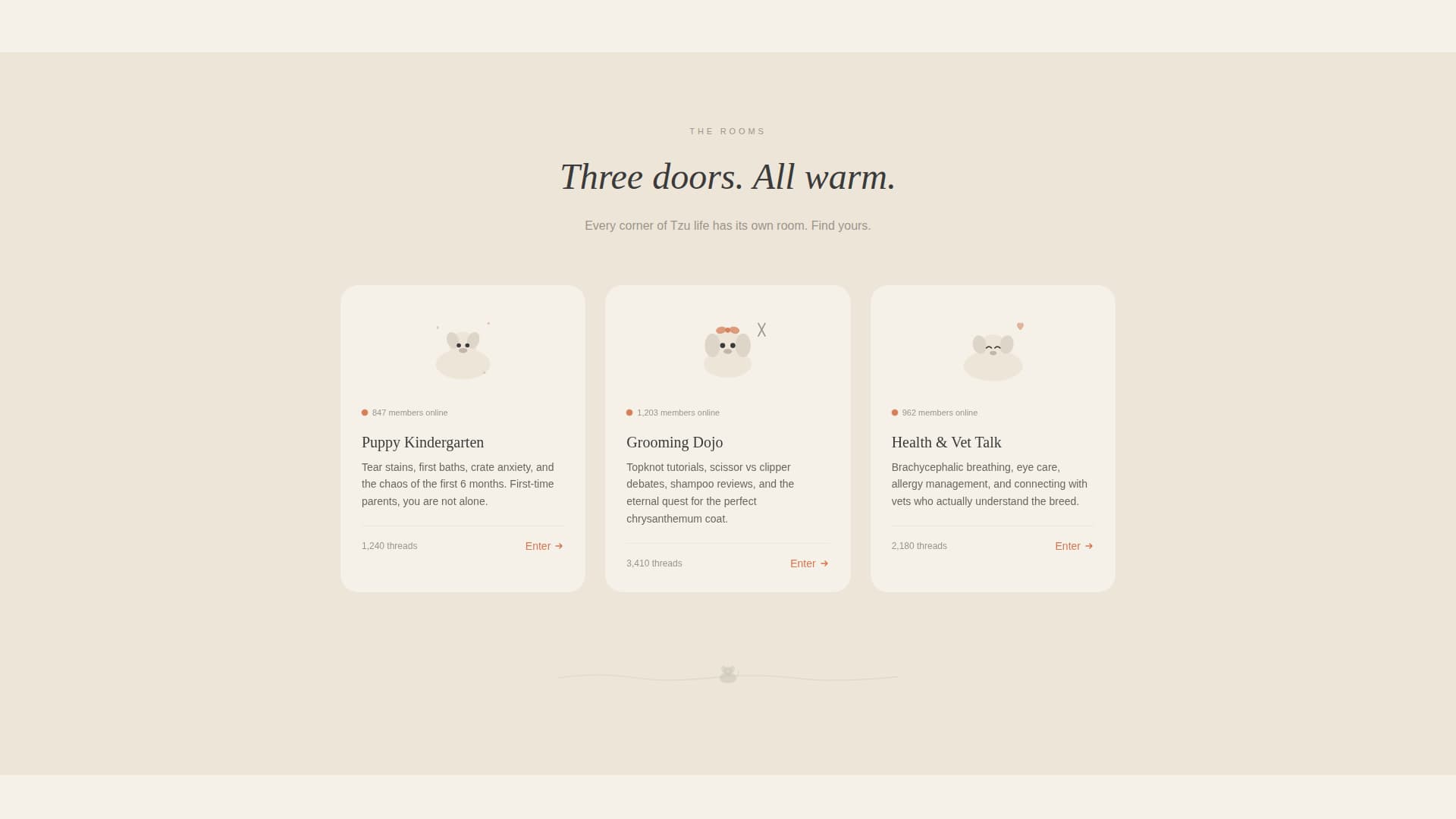 Tzu - Heartwarming Community Landing Page Template