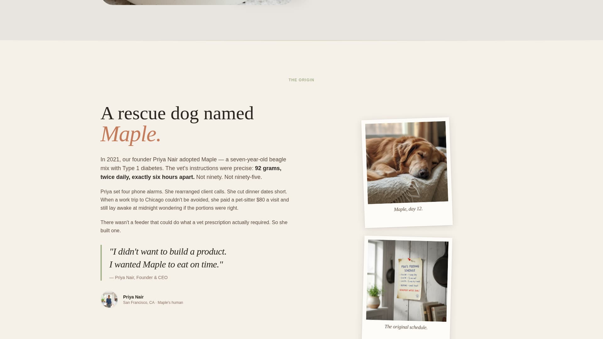 Kibble - Trusted Smartfeeder Landing Page Template