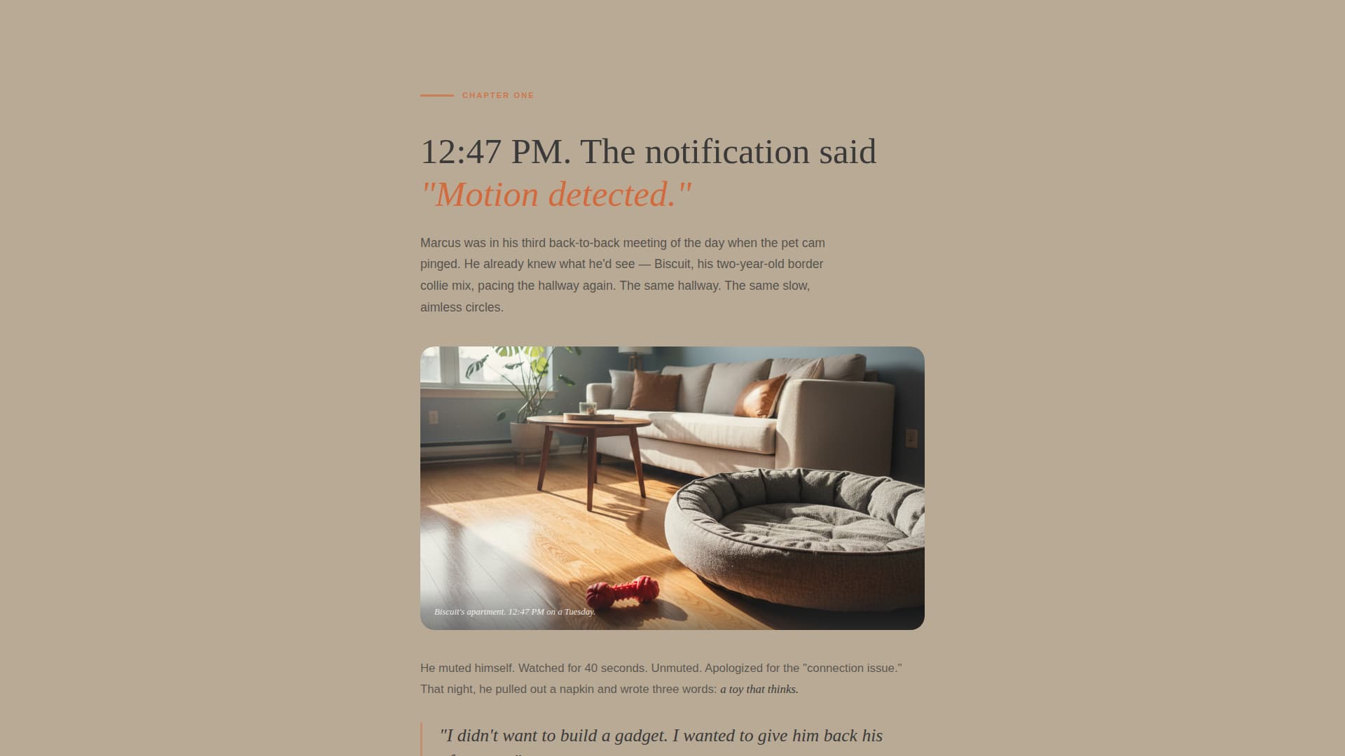 Fetch - Heartwarming Pettech Landing Page Template
