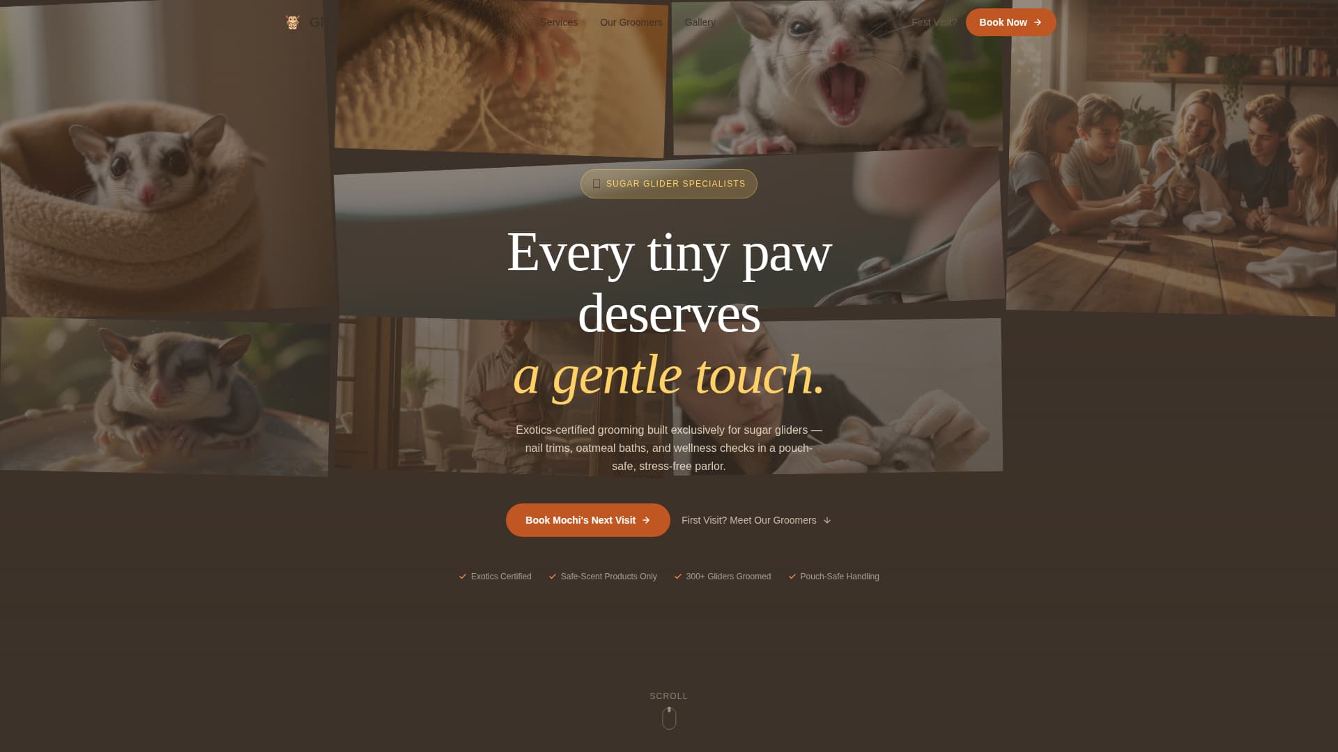 Glide - Trusted Sugarglidergrooming Landing Page Template