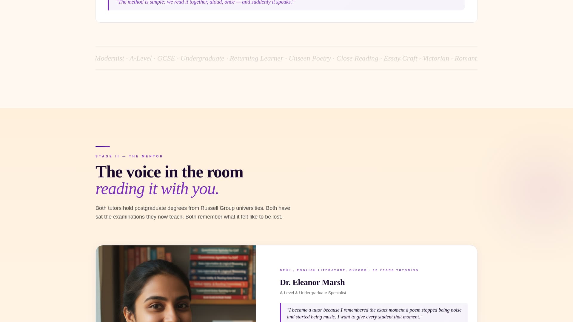 Folio - Transformative Literature Landing Page Template