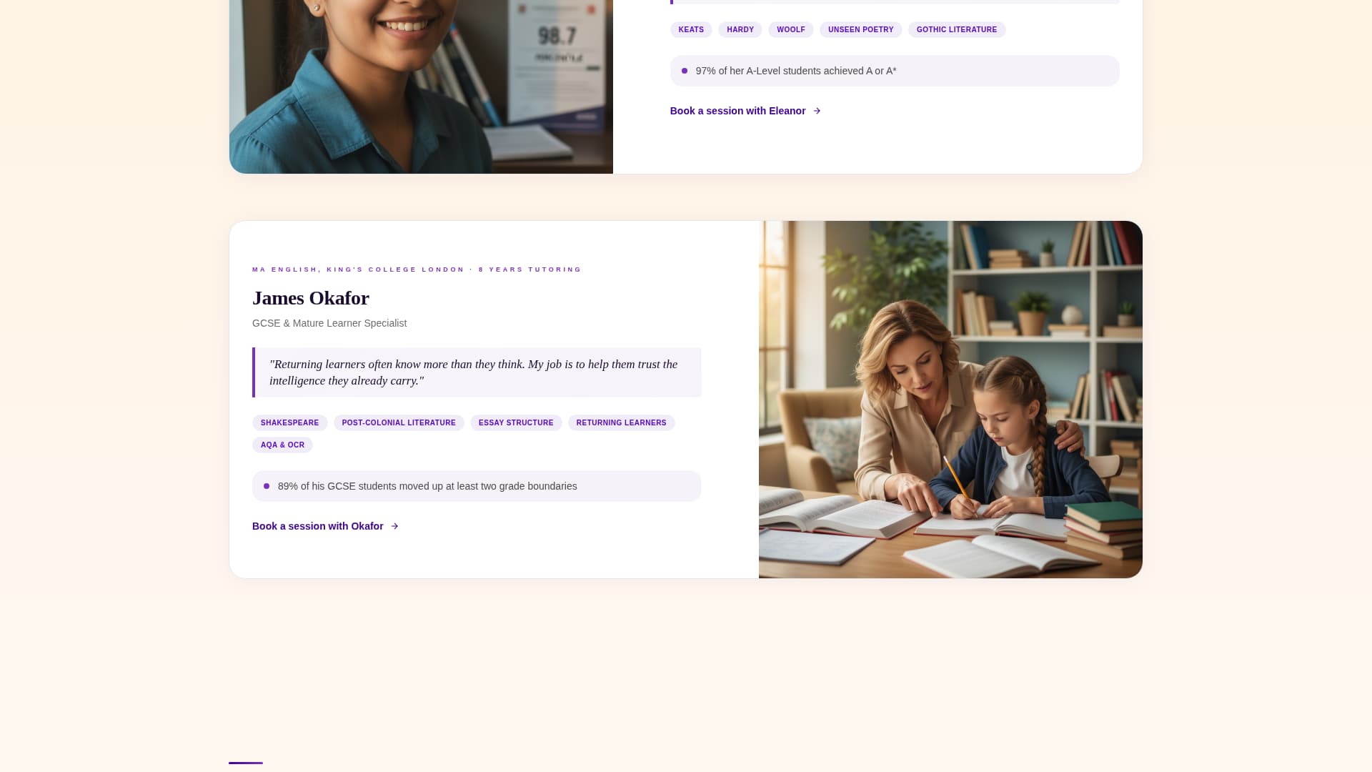 Folio - Transformative Literature Landing Page Template
