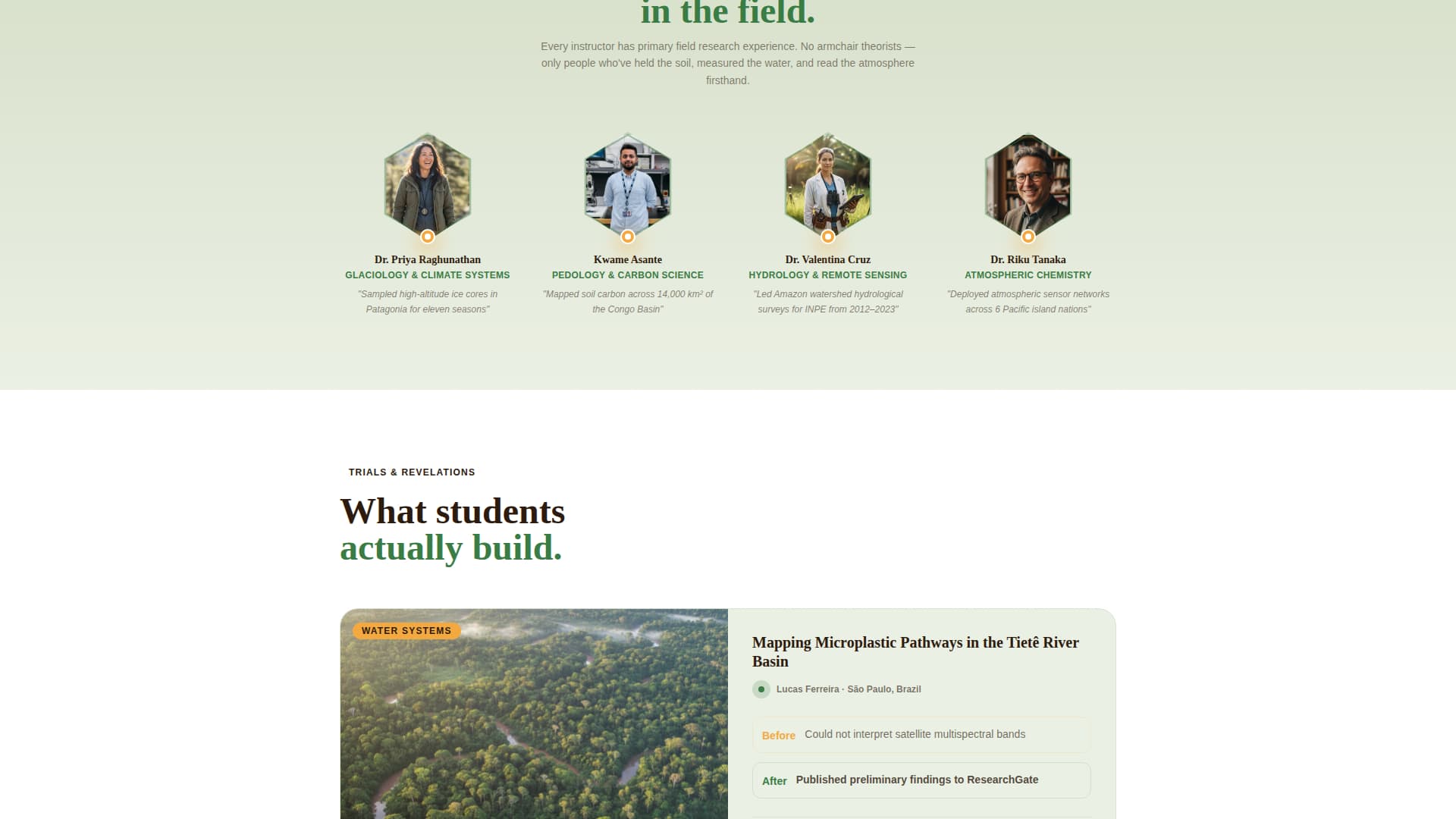 Biome - Immersive Environmental Science Landing Page Template