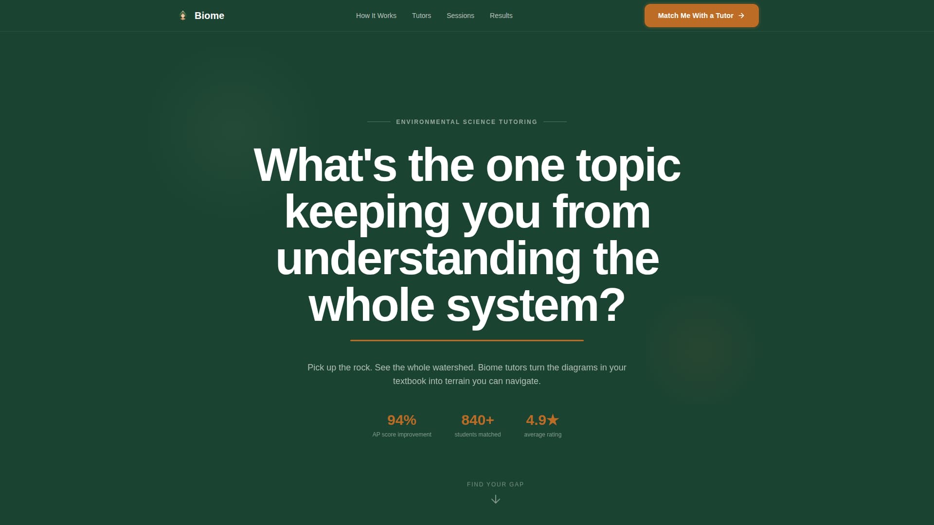 Biome - Precision Environmental Science Landing Page Template