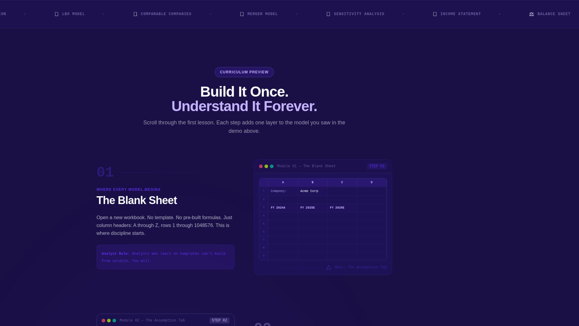 Modelmaster - Powerful Financialmodeling Landing Page Template