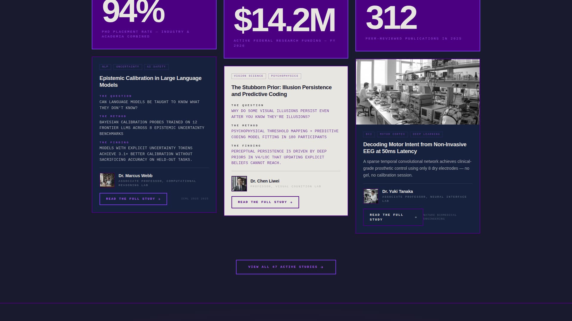 Syllabus - Bold Academic Landing Page Template