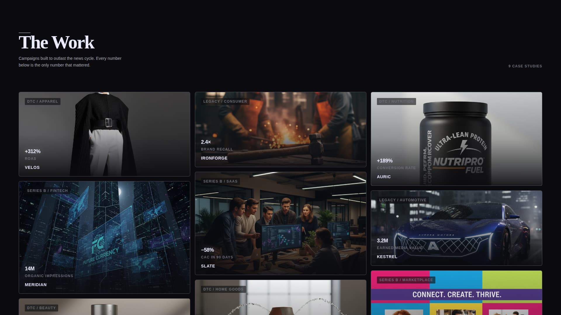 Arcweld - Immersive Advertising Landing Page Template