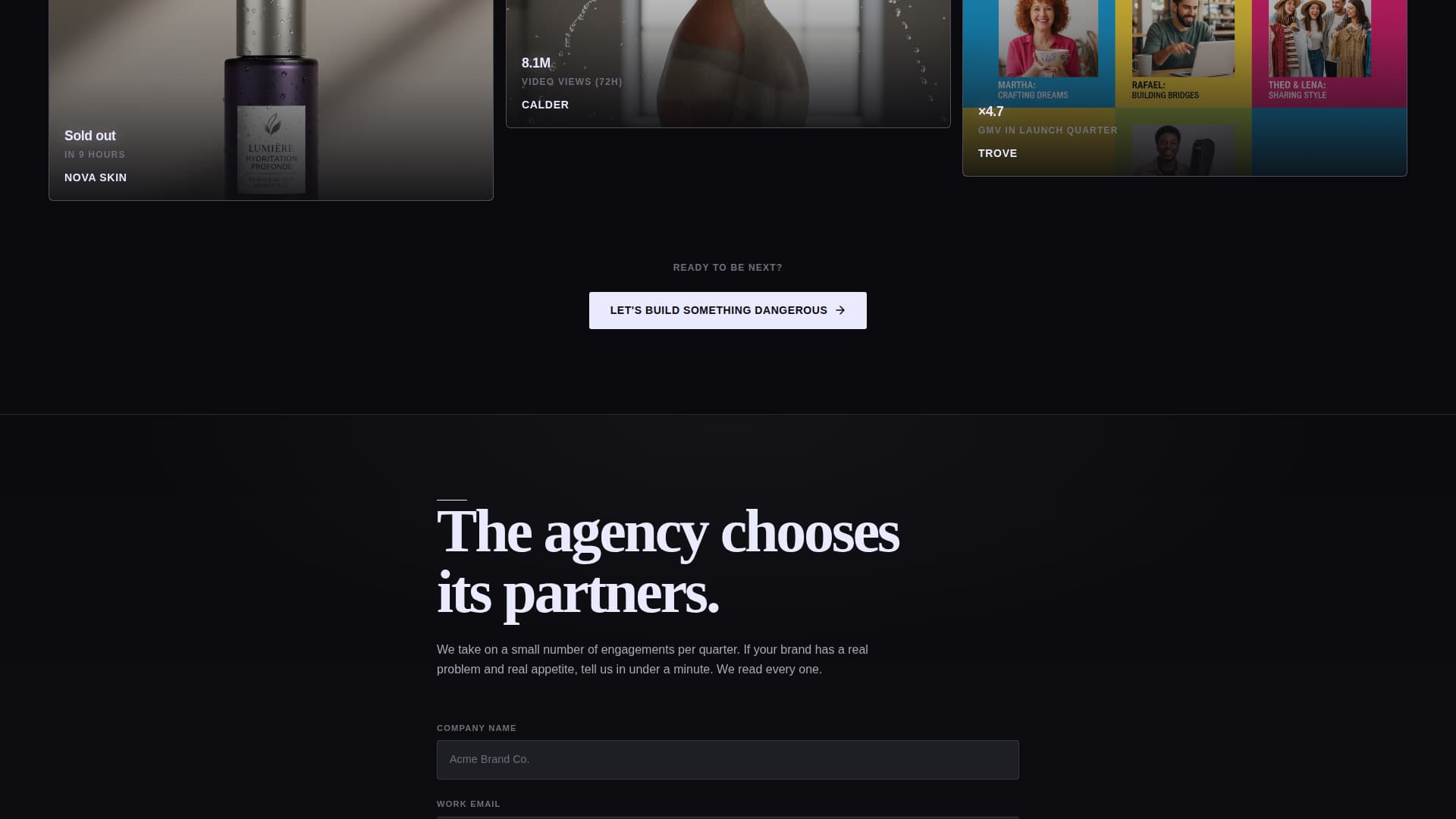 Arcweld - Immersive Advertising Landing Page Template