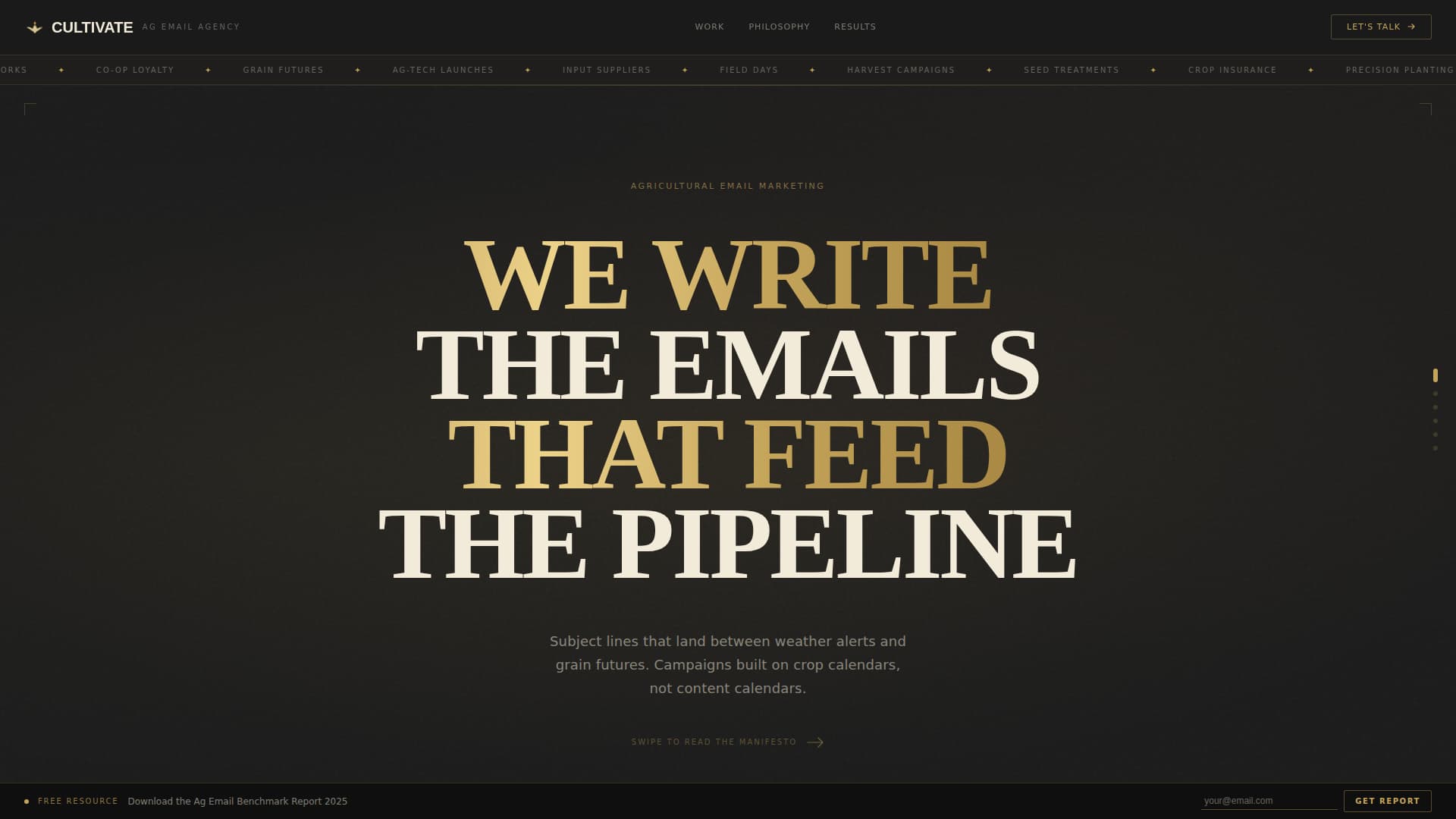 Cultivate - Powerful Agriculture Landing Page Template