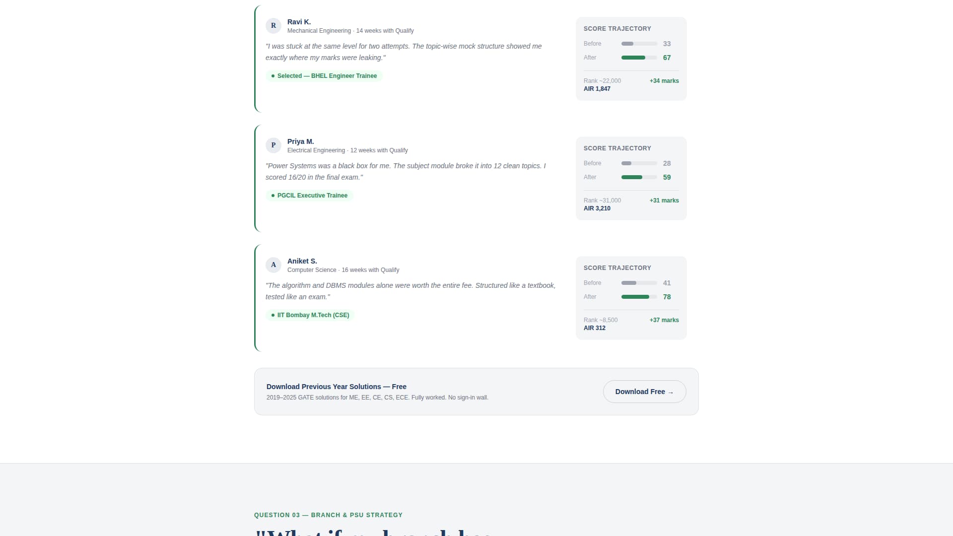 Qualify - Authoritative Gatecoaching Landing Page Template