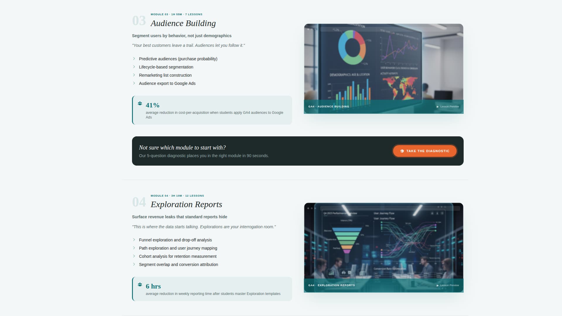 Measure - Authoritative Analytics Landing Page Template