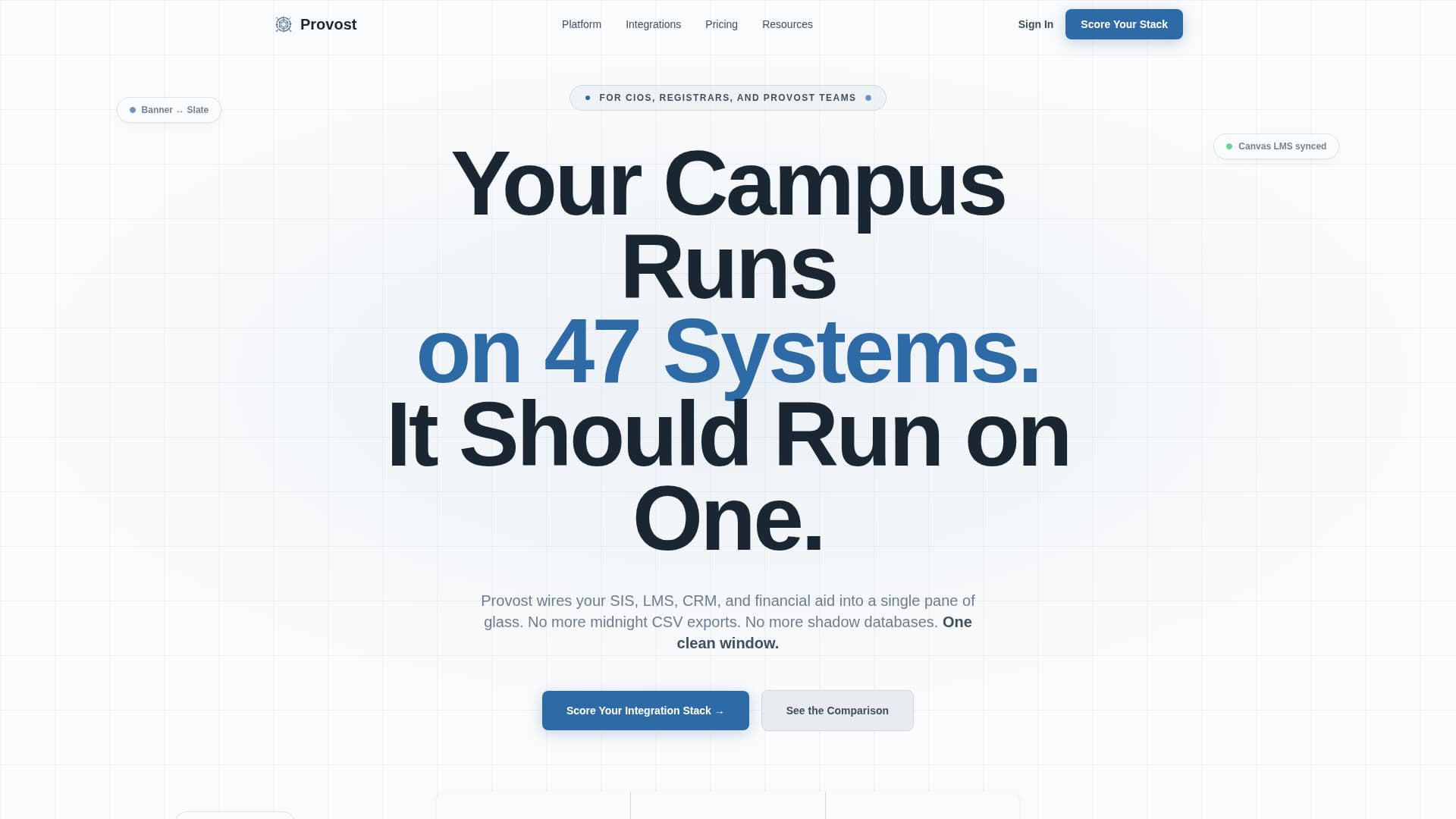 Provost - Unified Edtech Landing Page Template
