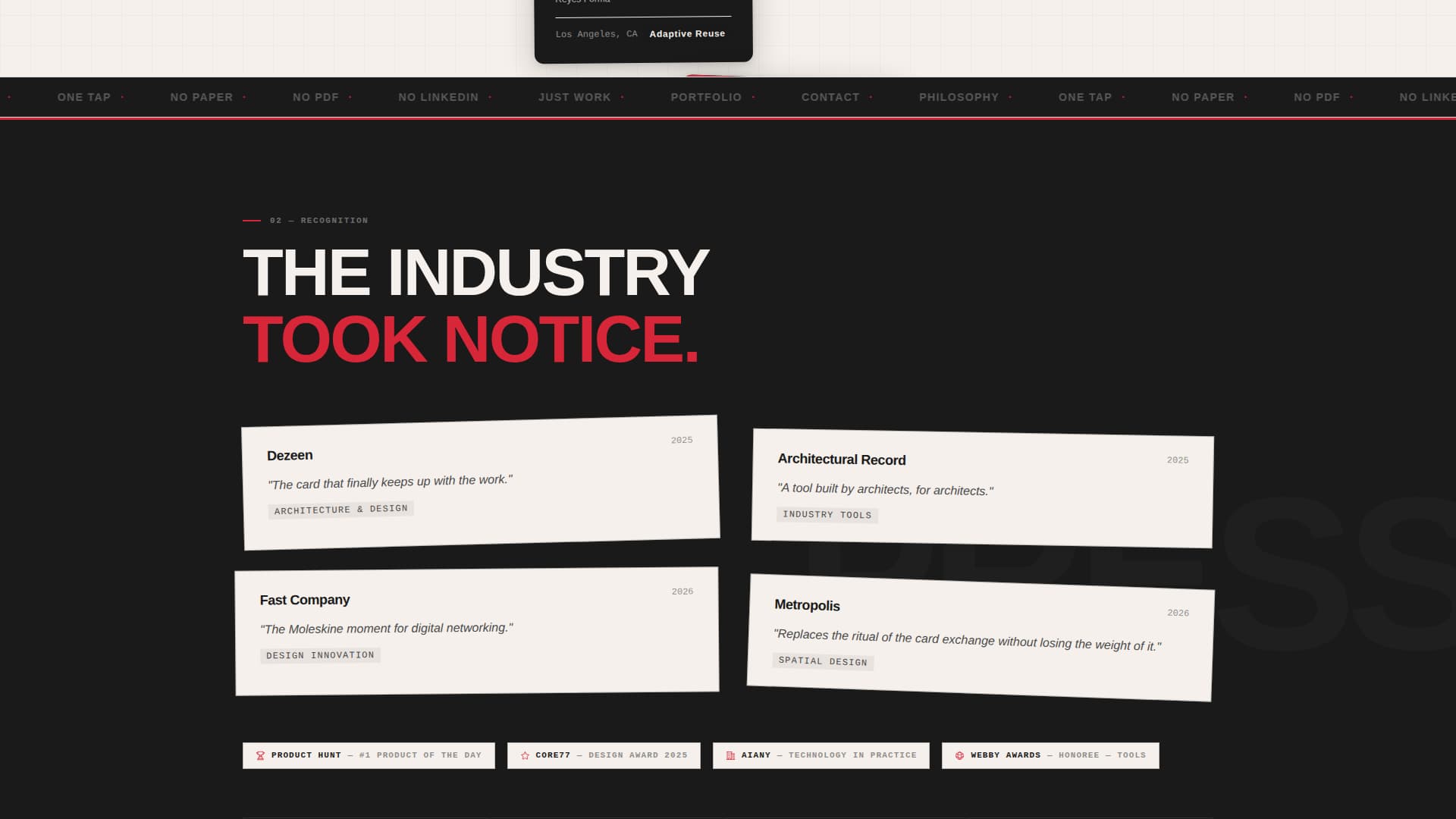 Slab - Bold Architect Landing Page Template