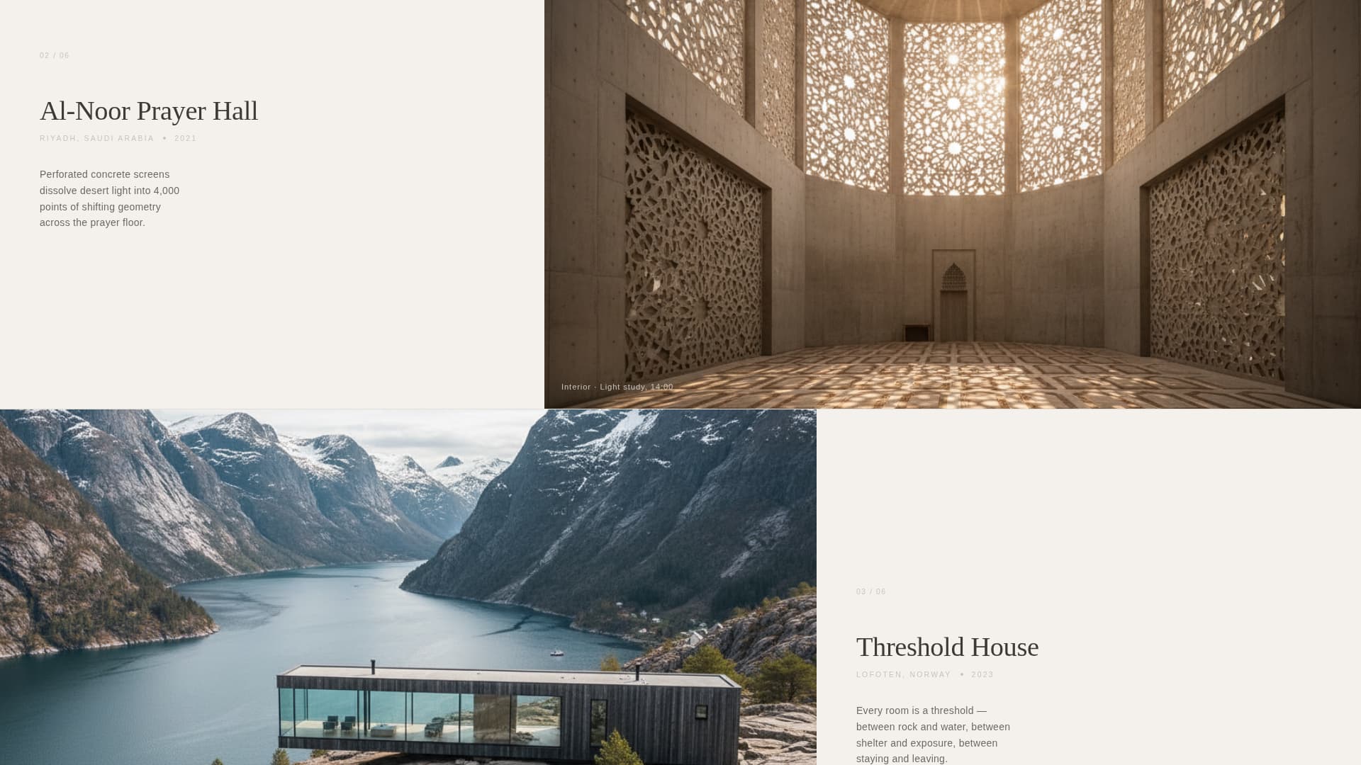 Atelier - Striking Architect Landing Page Template