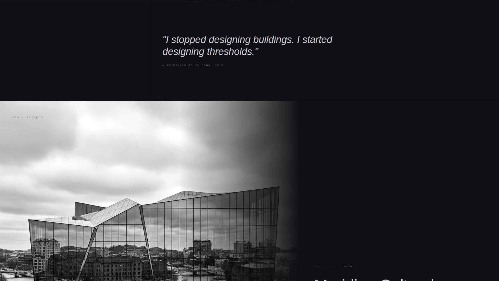 Archform - Visionary Architect Landing Page Template