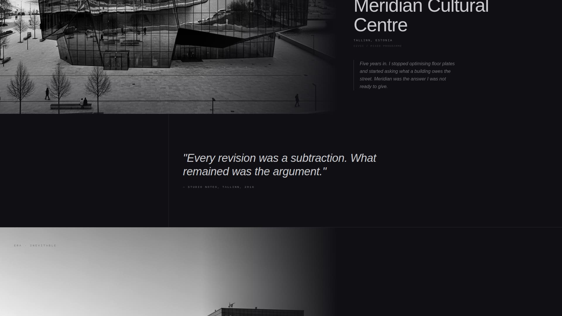 Archform - Visionary Architect Landing Page Template