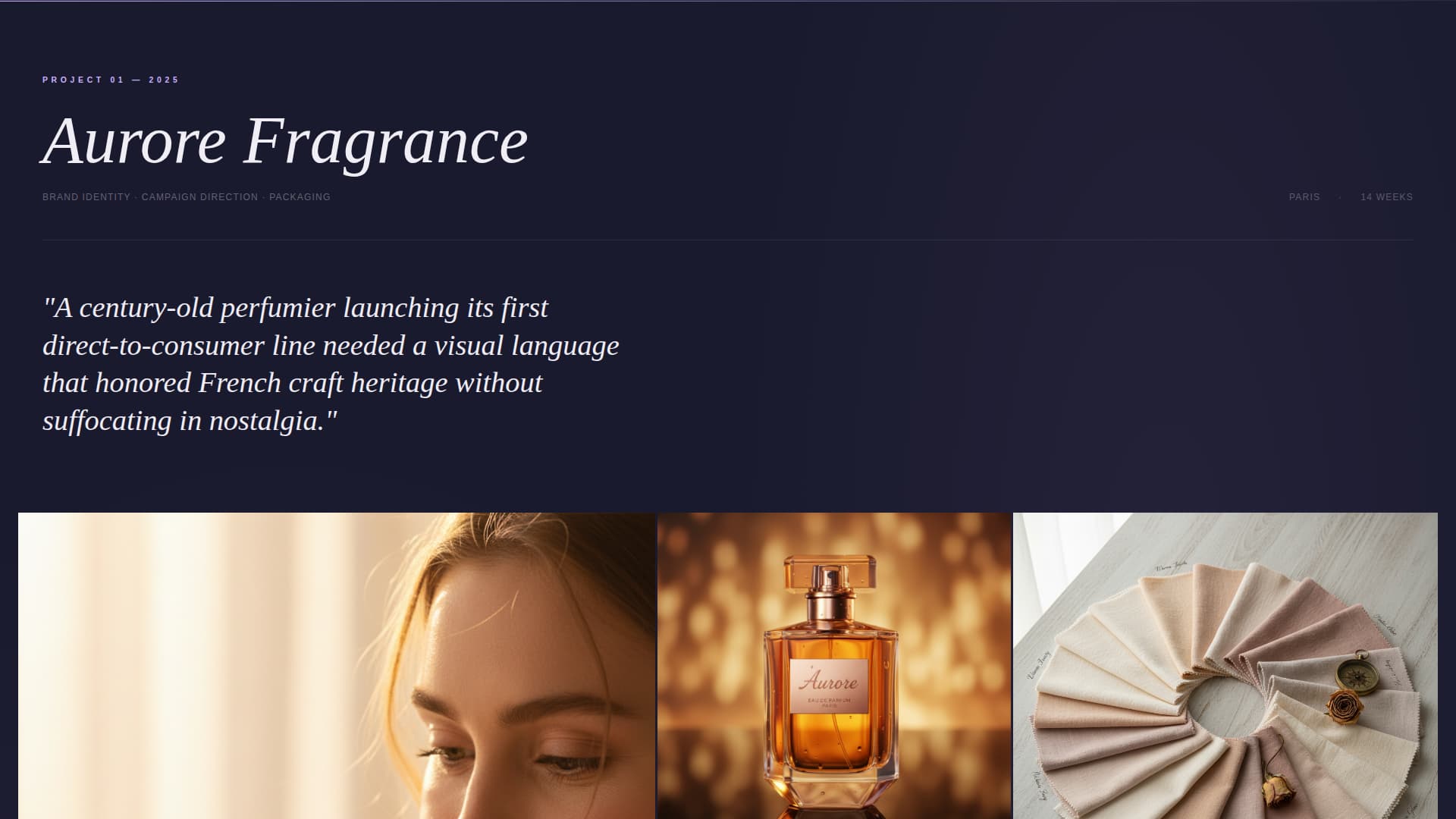 Folio - Immersive Artdirector Landing Page Template