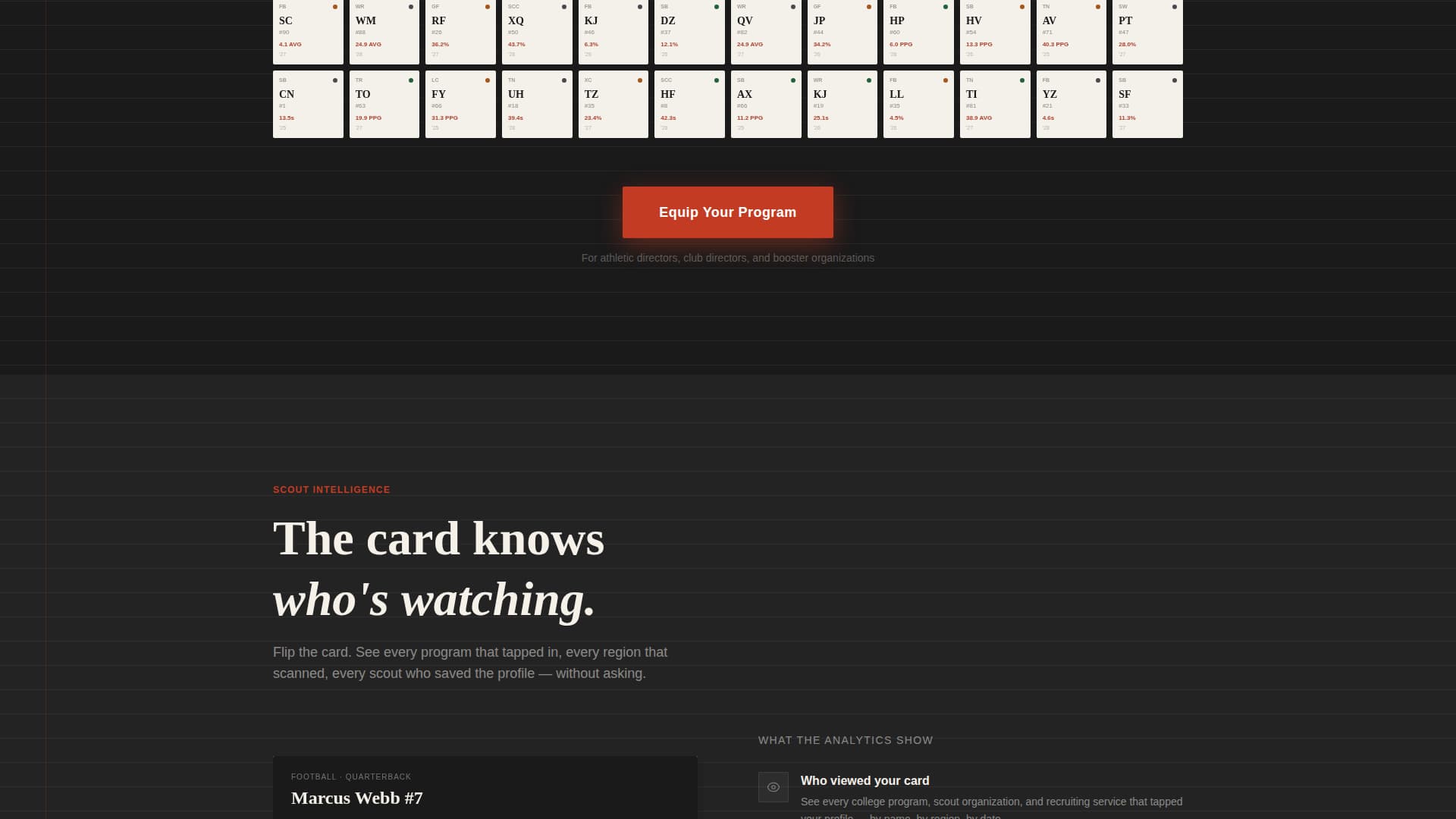 Roster - Powerful Athlete Landing Page Template