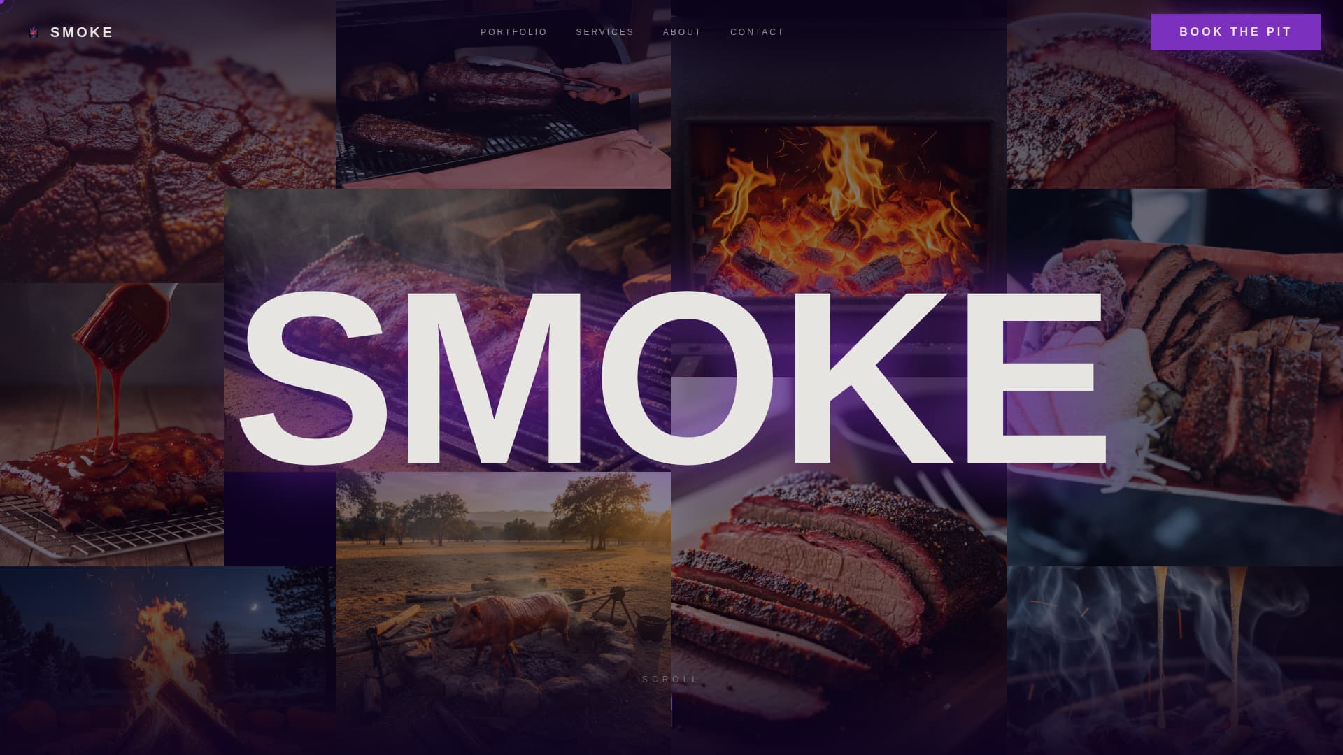 Smoke - Bold Pitmaster Landing Page Template