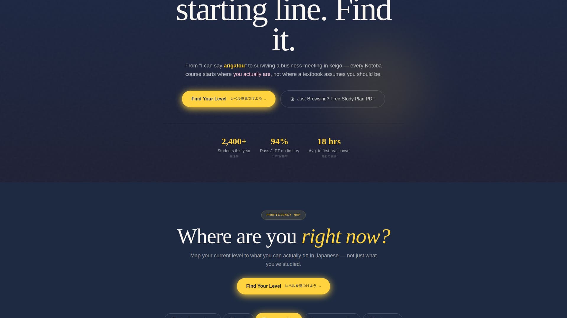 Kotoba - Immersive Japanese Landing Page Template