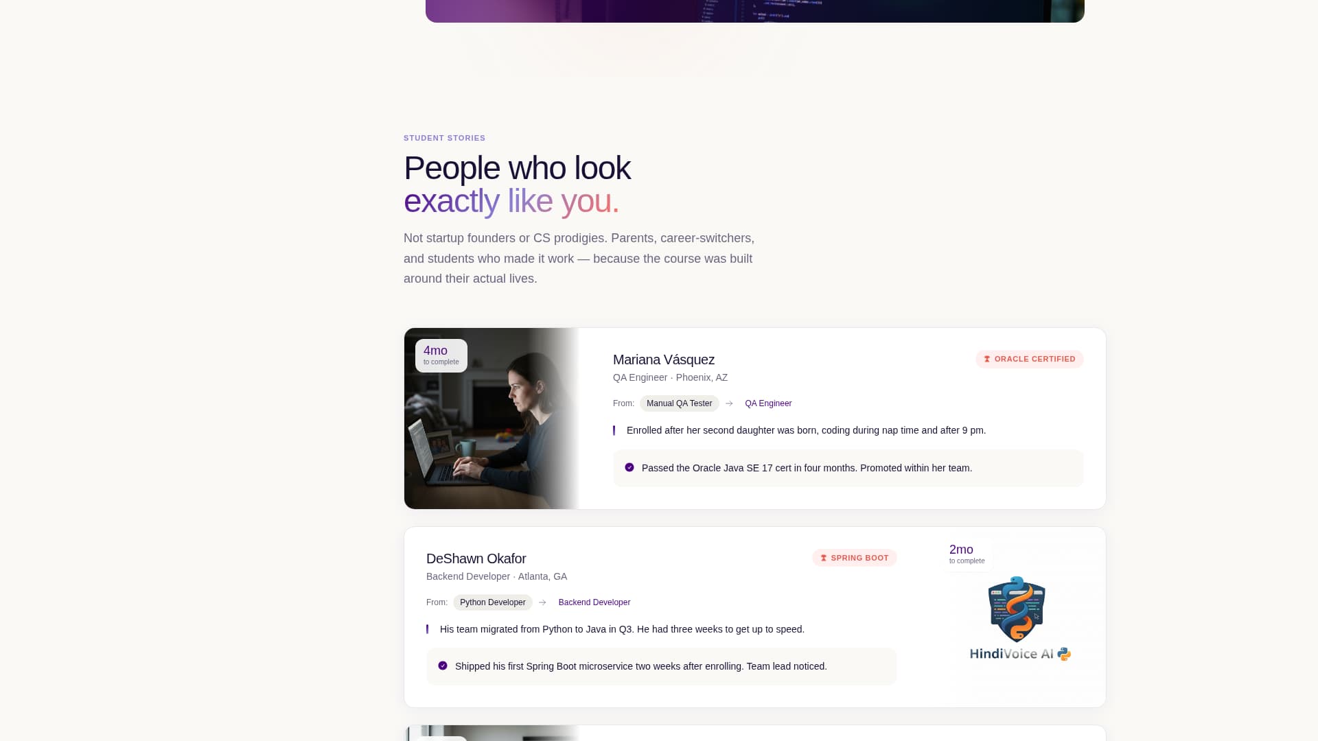 Java - Powerful Programming Landing Page Template