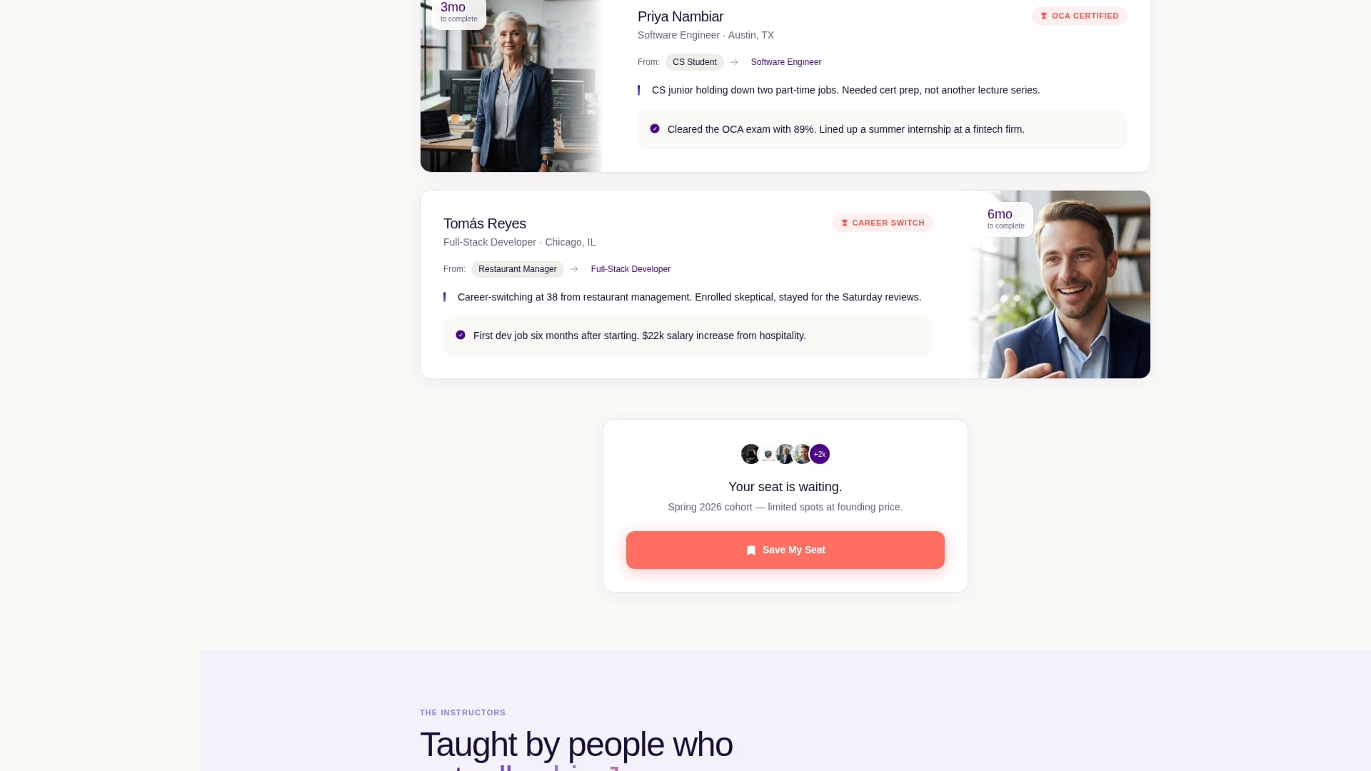 Java - Powerful Programming Landing Page Template