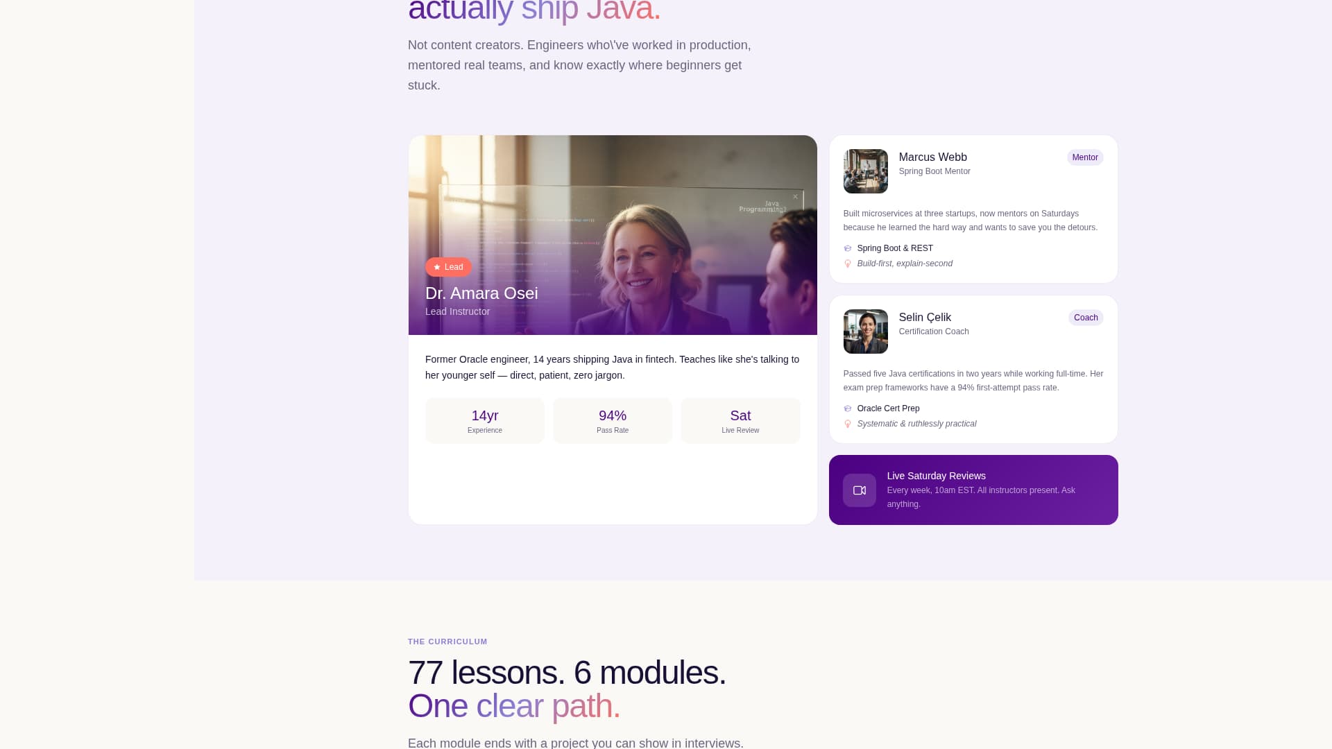 Java - Powerful Programming Landing Page Template