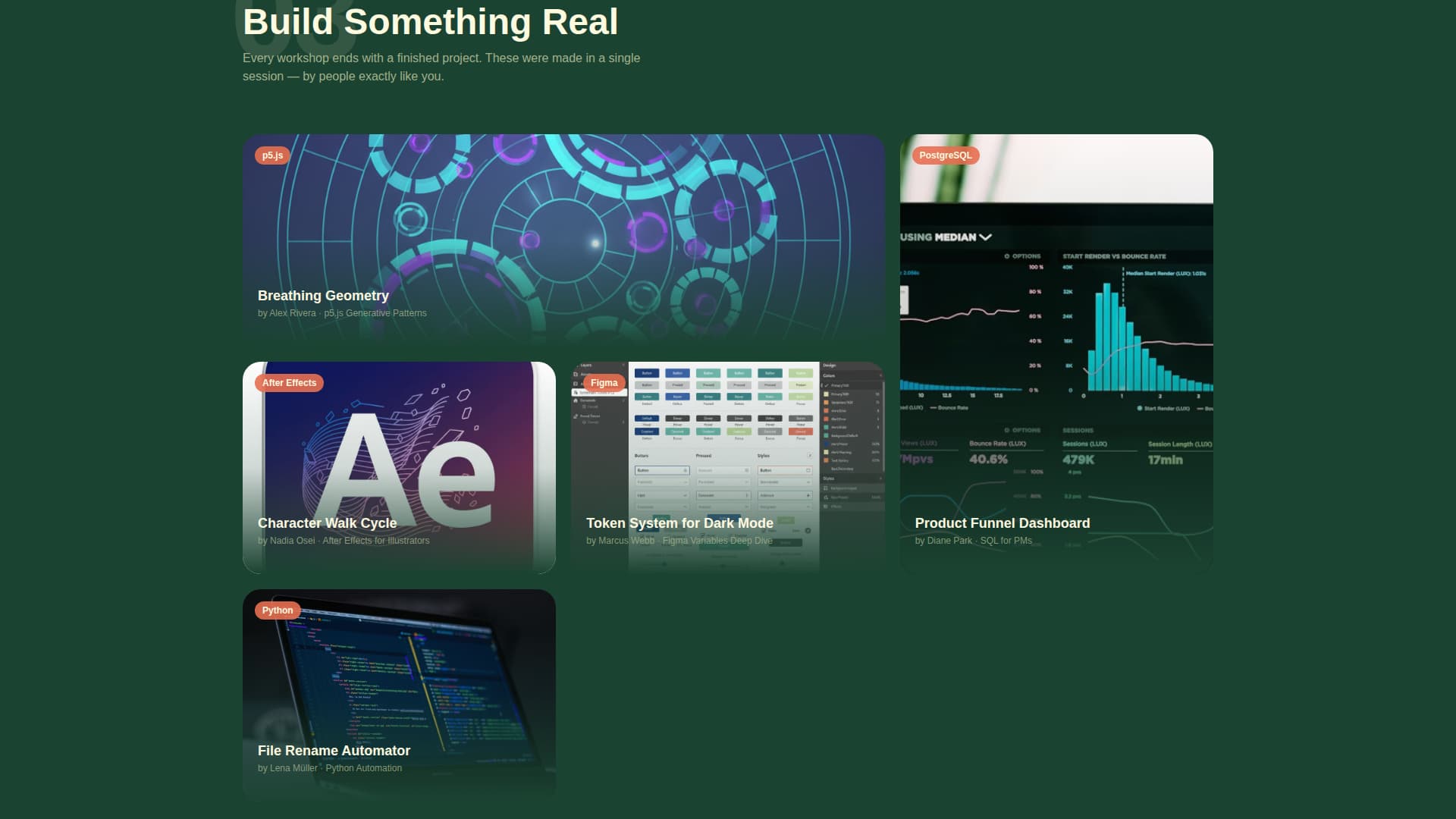 Workshop - Handson Learning Landing Page Template