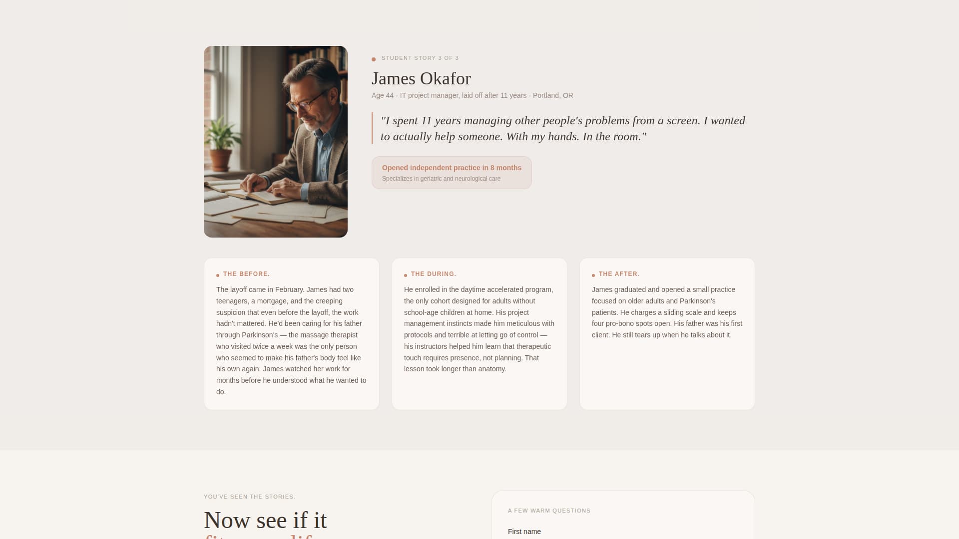 Knead - Transformative Massagetherapy Landing Page Template