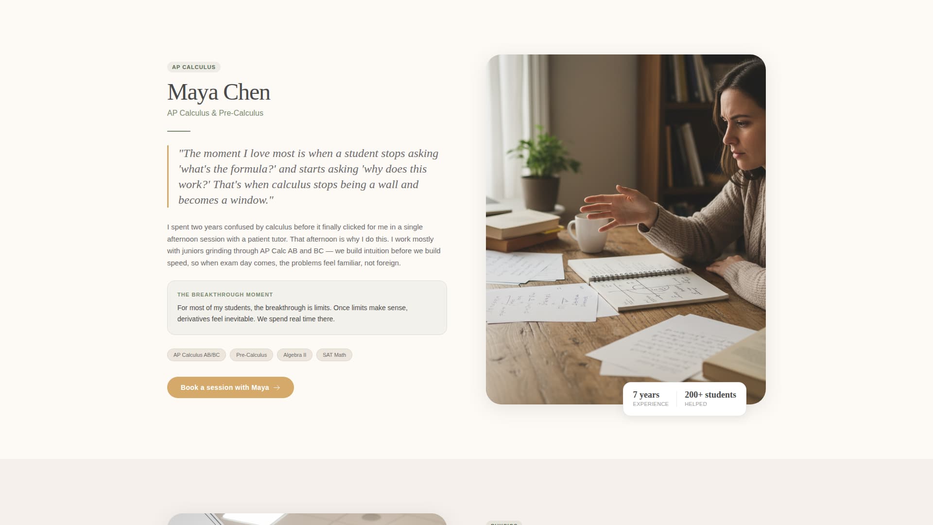 Tutoring & Coaching Center Booking Website Template