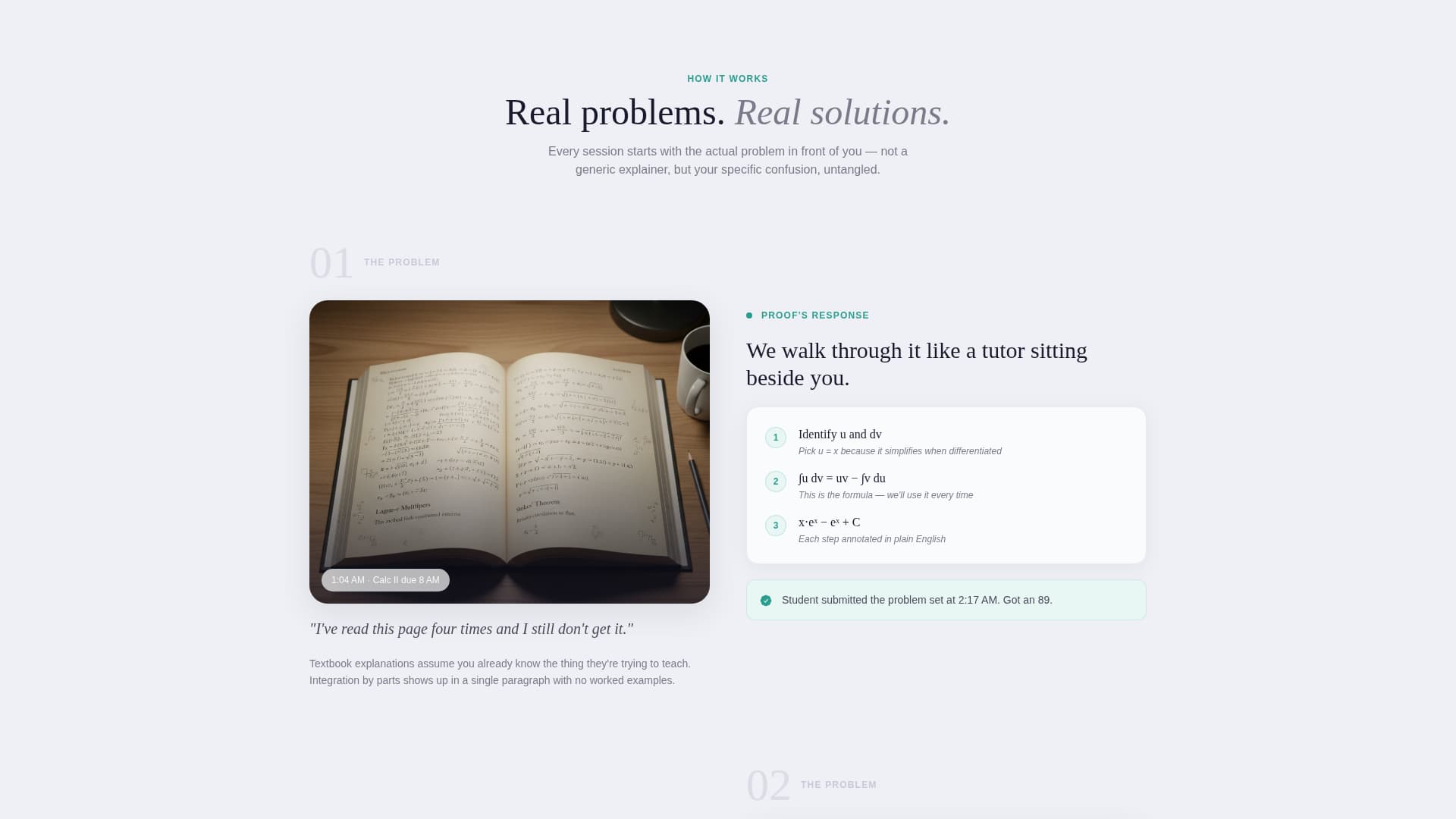 Proof - Authoritative Mathematics Landing Page Template