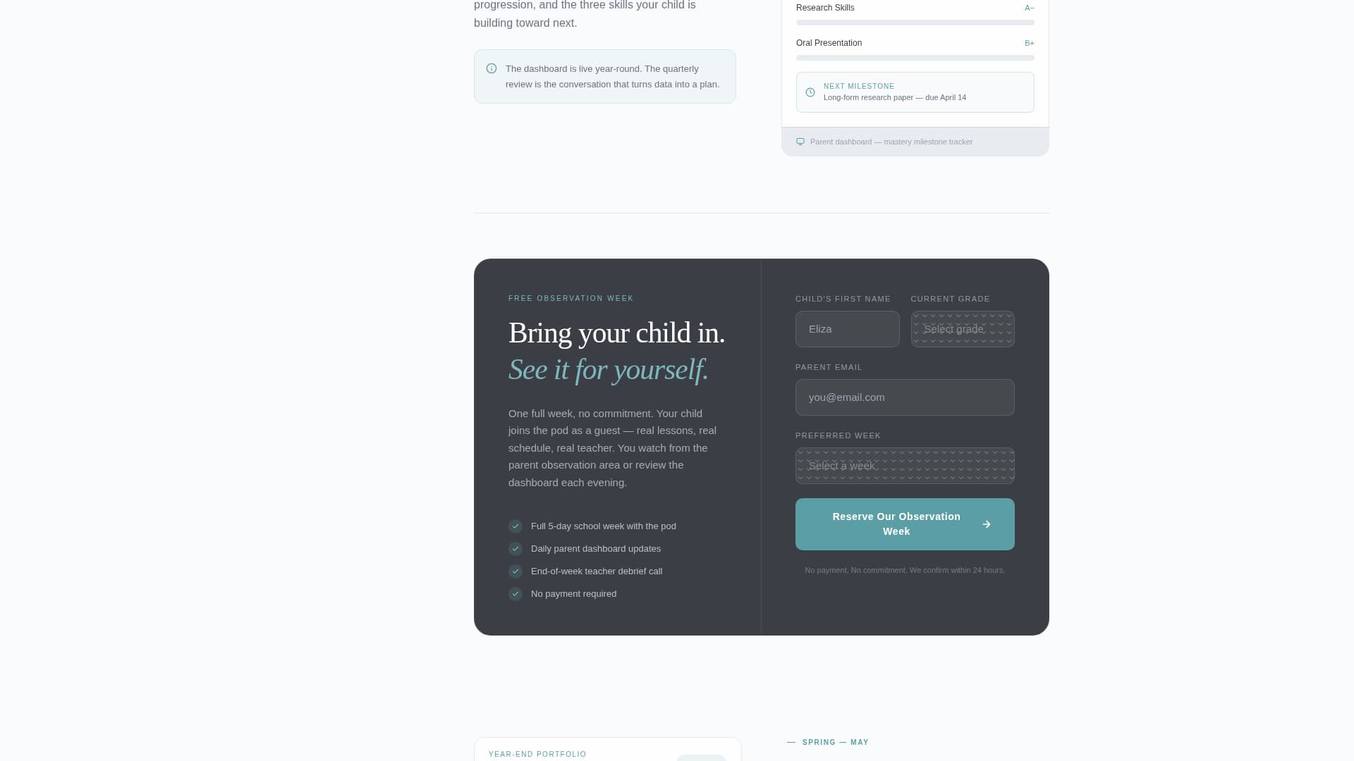 Specialized Certification & Programs Portfolio Website Template