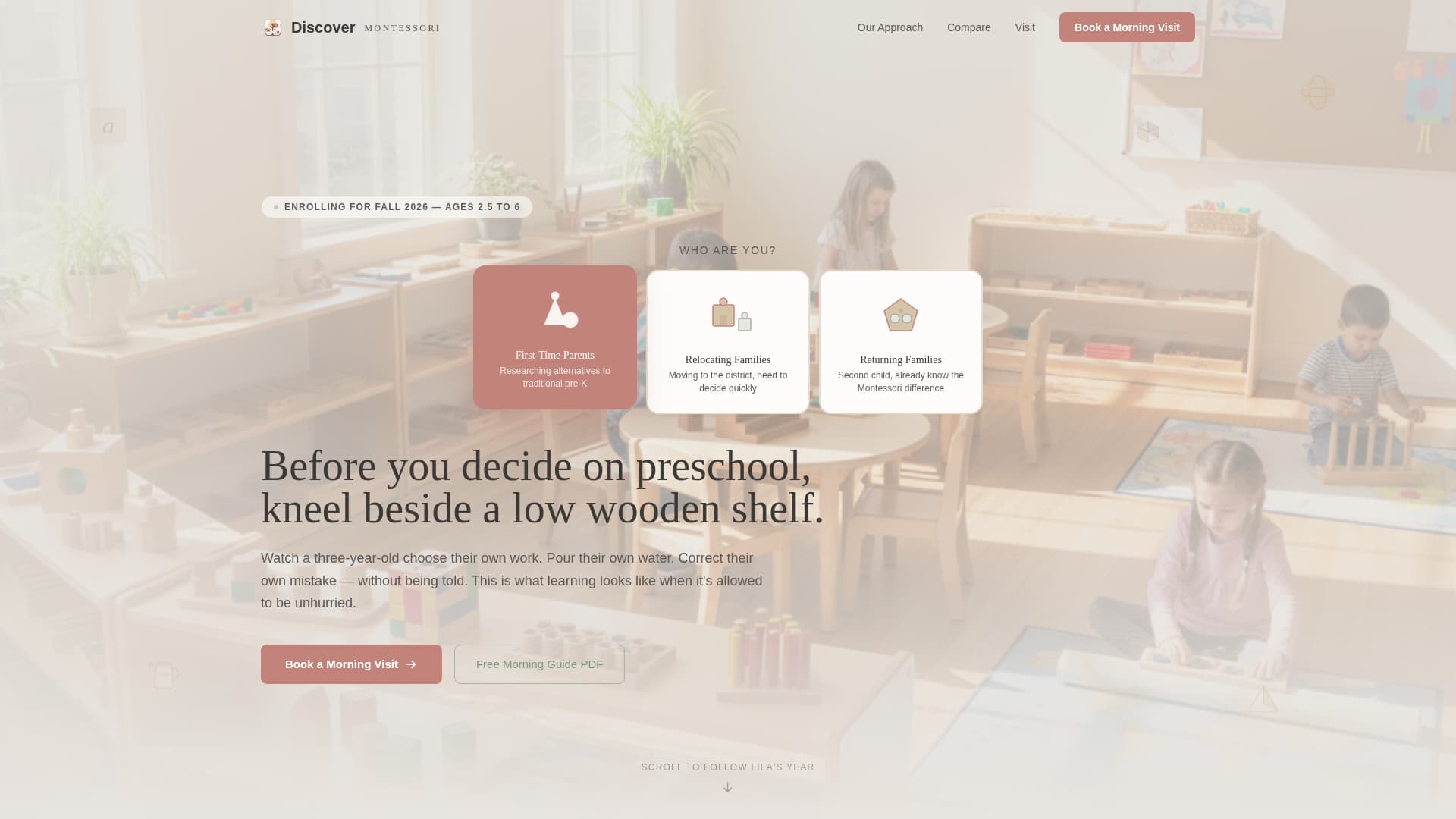 School (K-12) Booking Website Template