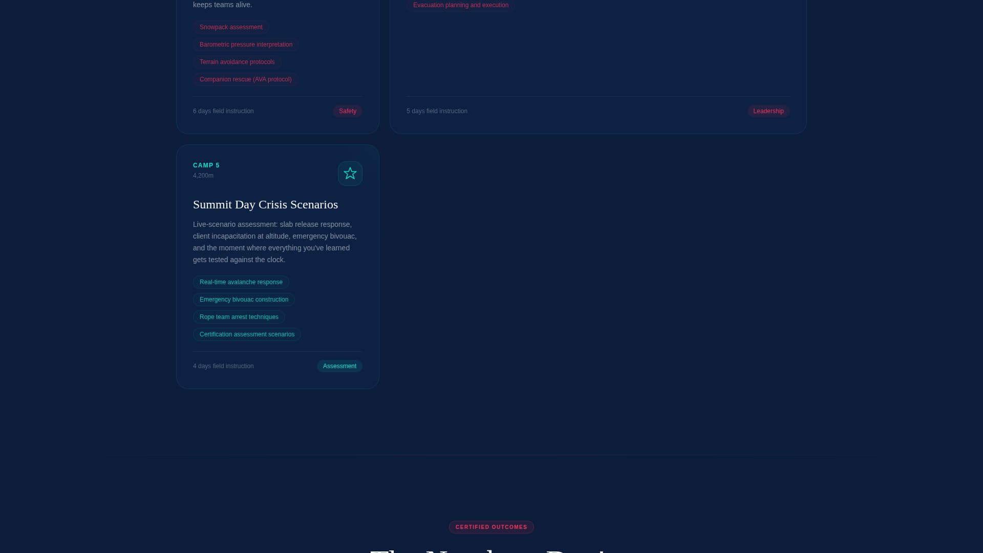 Outdoor & Adventure Education Professional Website Template