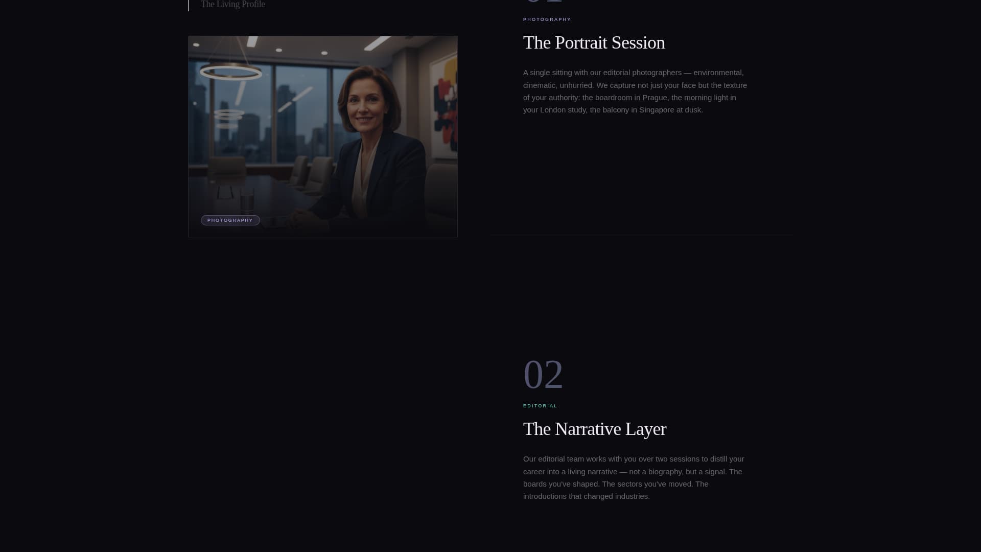 Convene - Prestigious Boardmember Landing Page Template