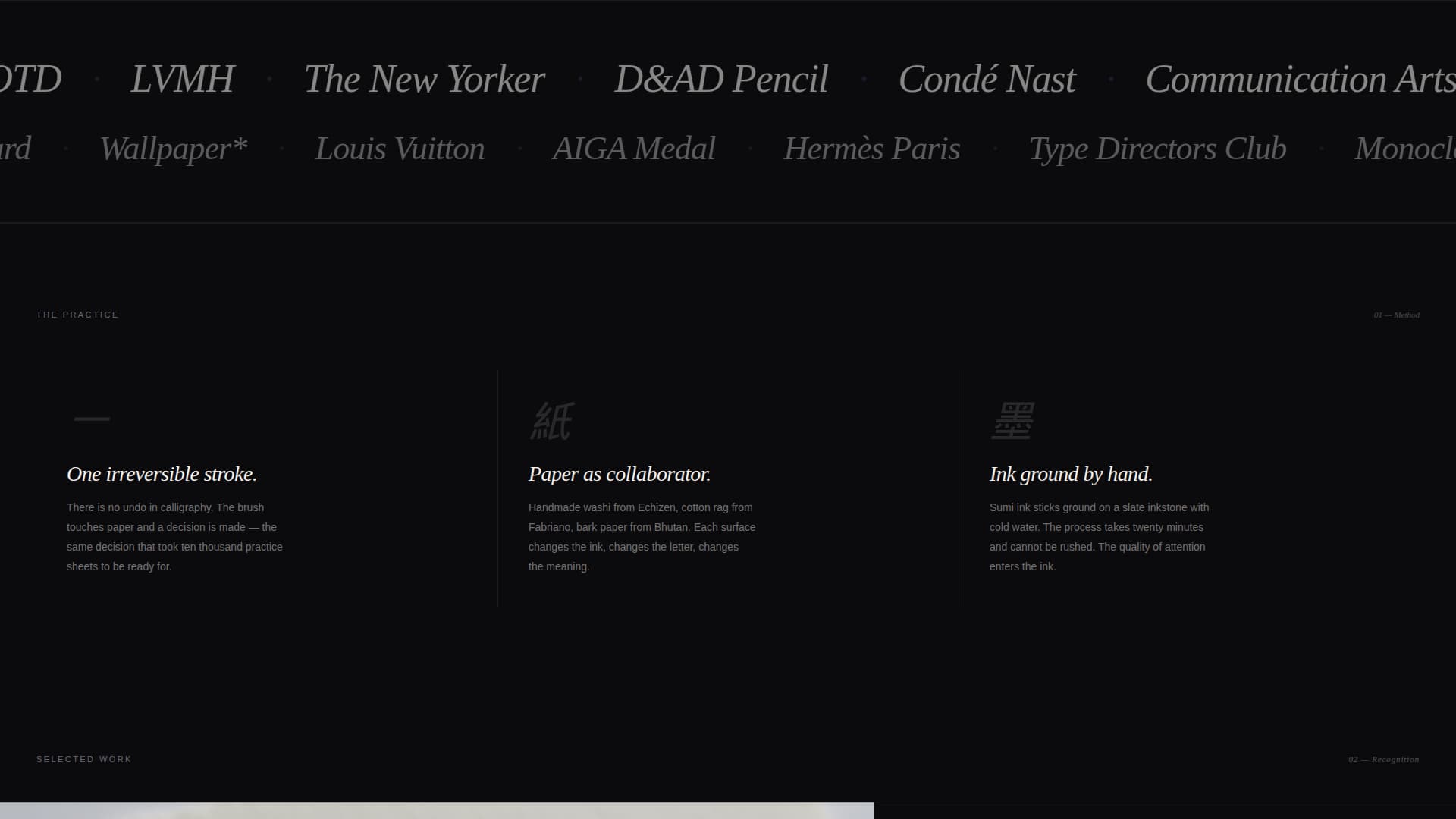 Stroke - Elegant Calligrapher Landing Page Template