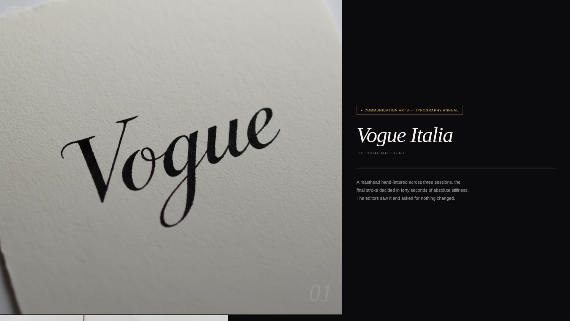 Stroke - Elegant Calligrapher Landing Page Template