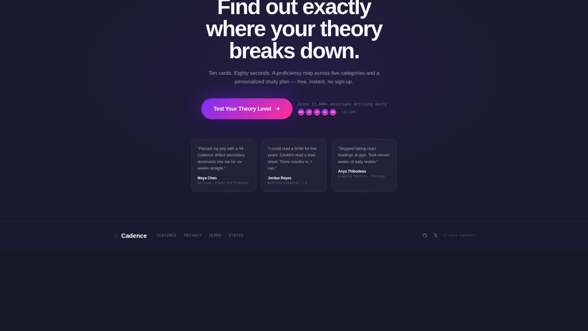 Music Theory Education Reviews Website Template