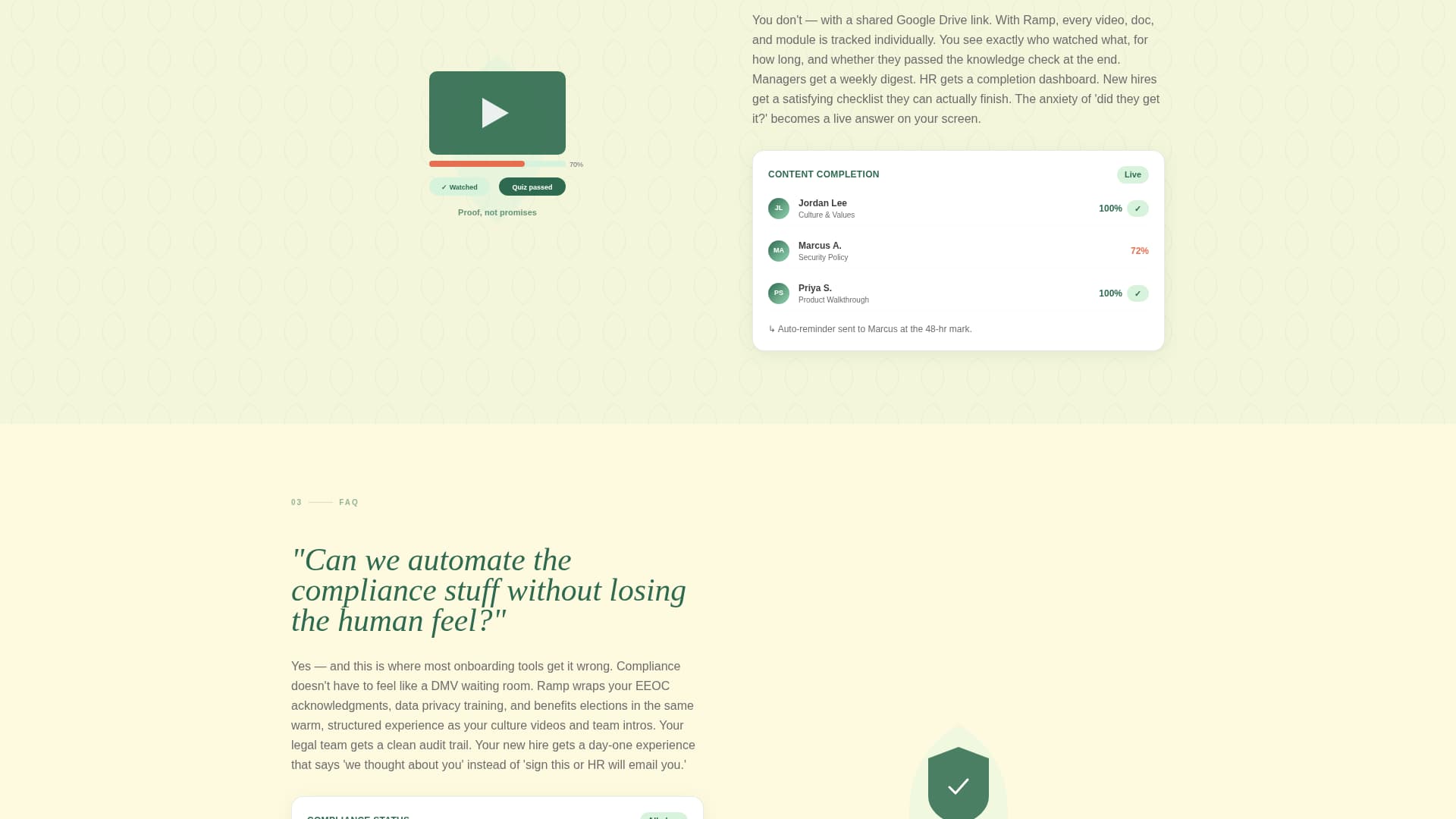 Corporate Training & L&D FAQ Website Template