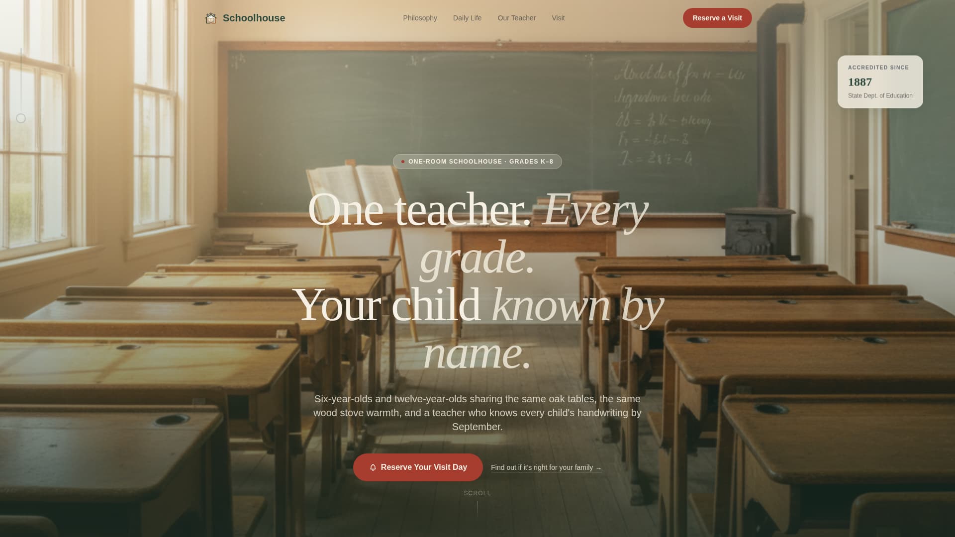 Specialized Certification & Programs Booking Website Template