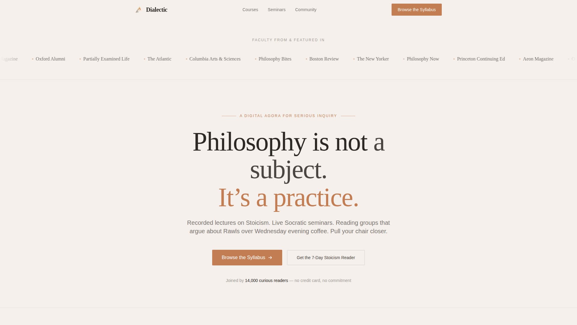 Philosophy Education Specialist Professional Website Template