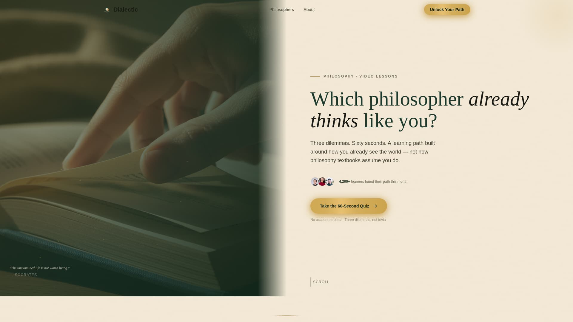 Philosophy Education Professional Website Template