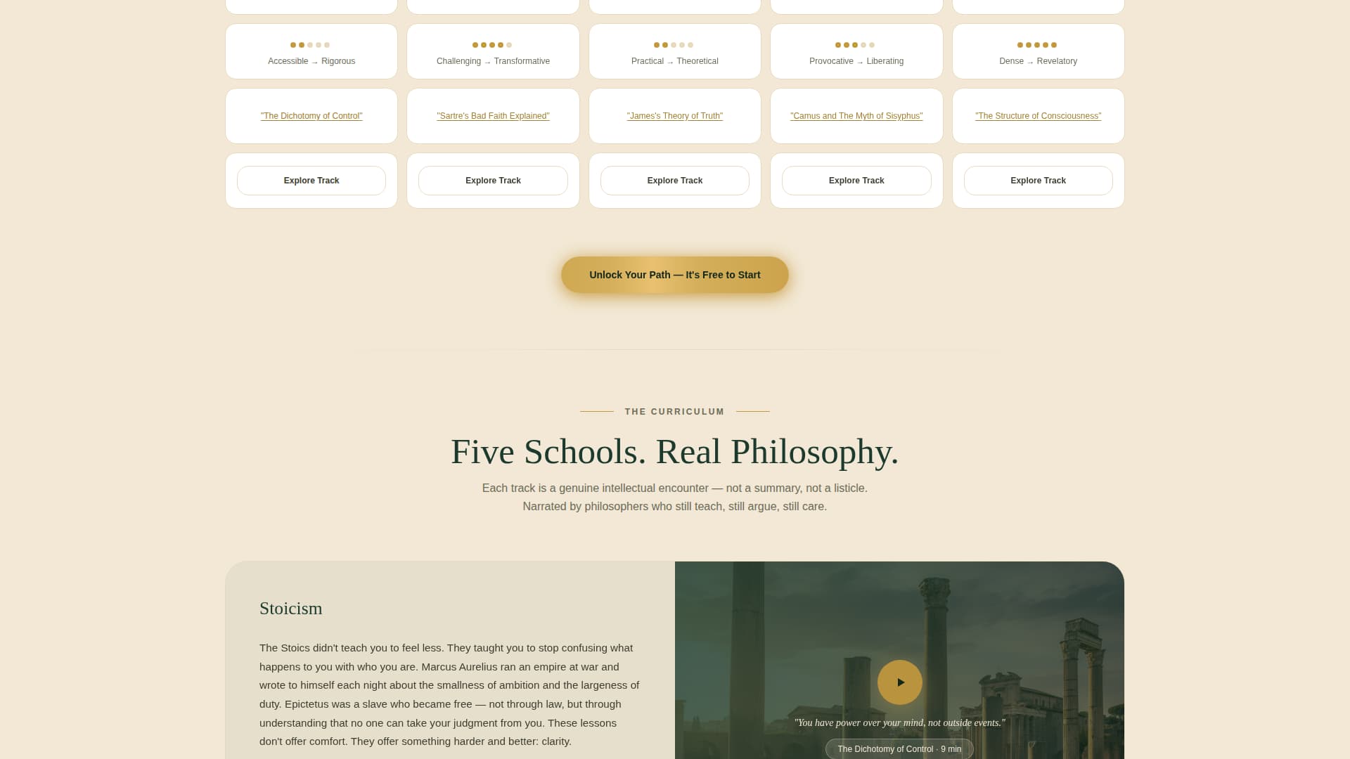 Philosophy Education Professional Website Template